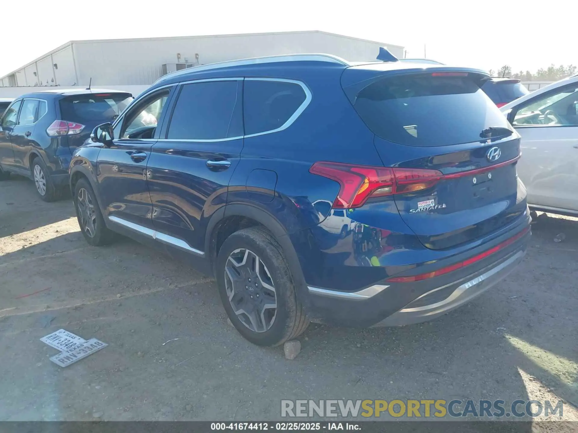 3 Photograph of a damaged car 5NMS44ALXNH417596 HYUNDAI SANTA FE 2022