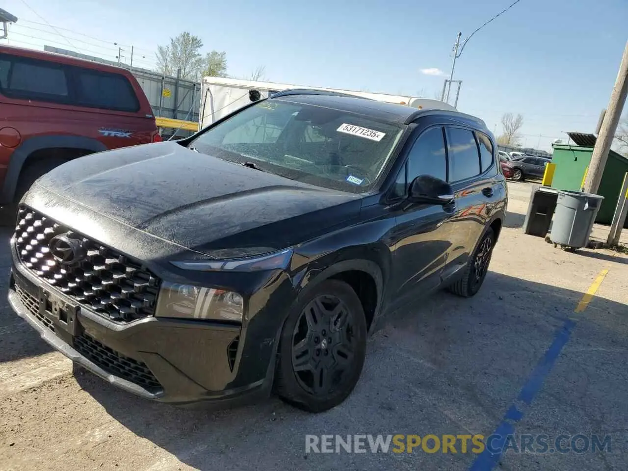 1 Photograph of a damaged car 5NMS4DAL7NH448286 HYUNDAI SANTA FE 2022