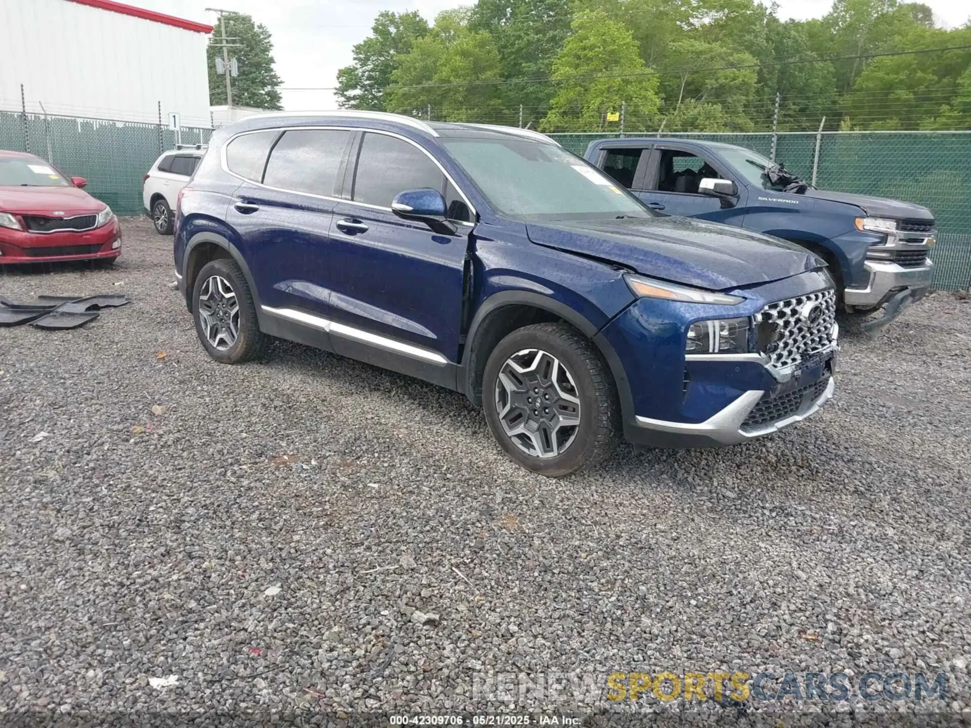1 Photograph of a damaged car 5NMS4DAL7NH461894 HYUNDAI SANTA FE 2022