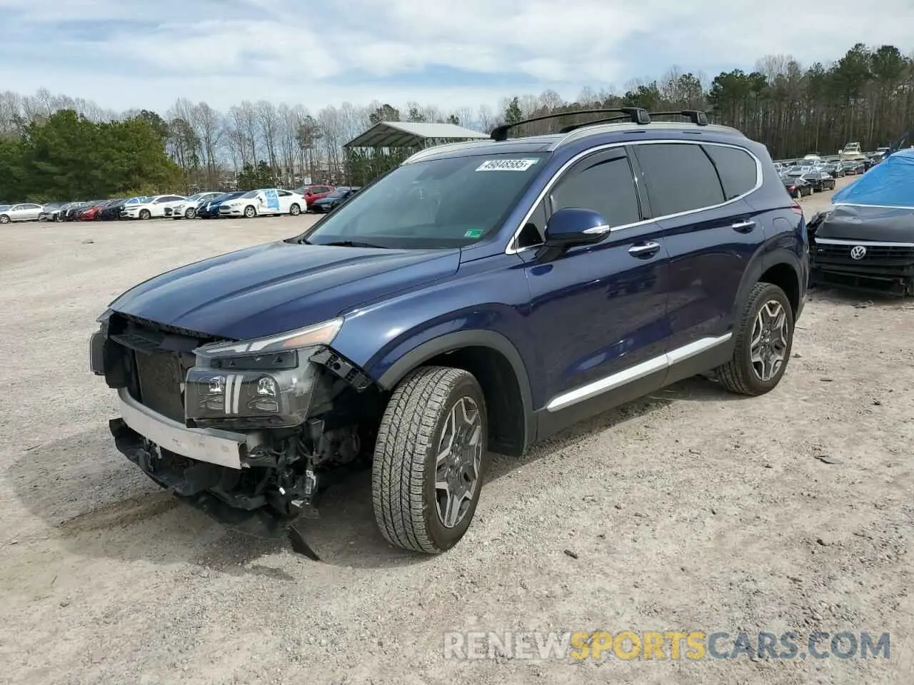 1 Photograph of a damaged car 5NMS4DAL8NH403826 HYUNDAI SANTA FE 2022