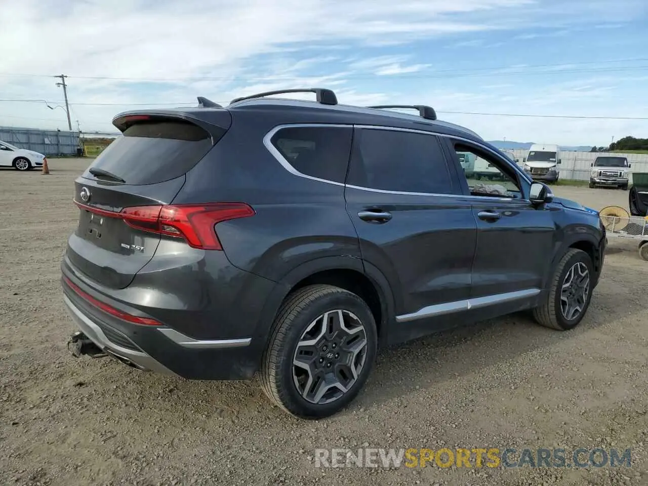 3 Photograph of a damaged car 5NMS4DAL9NH450136 HYUNDAI SANTA FE 2022