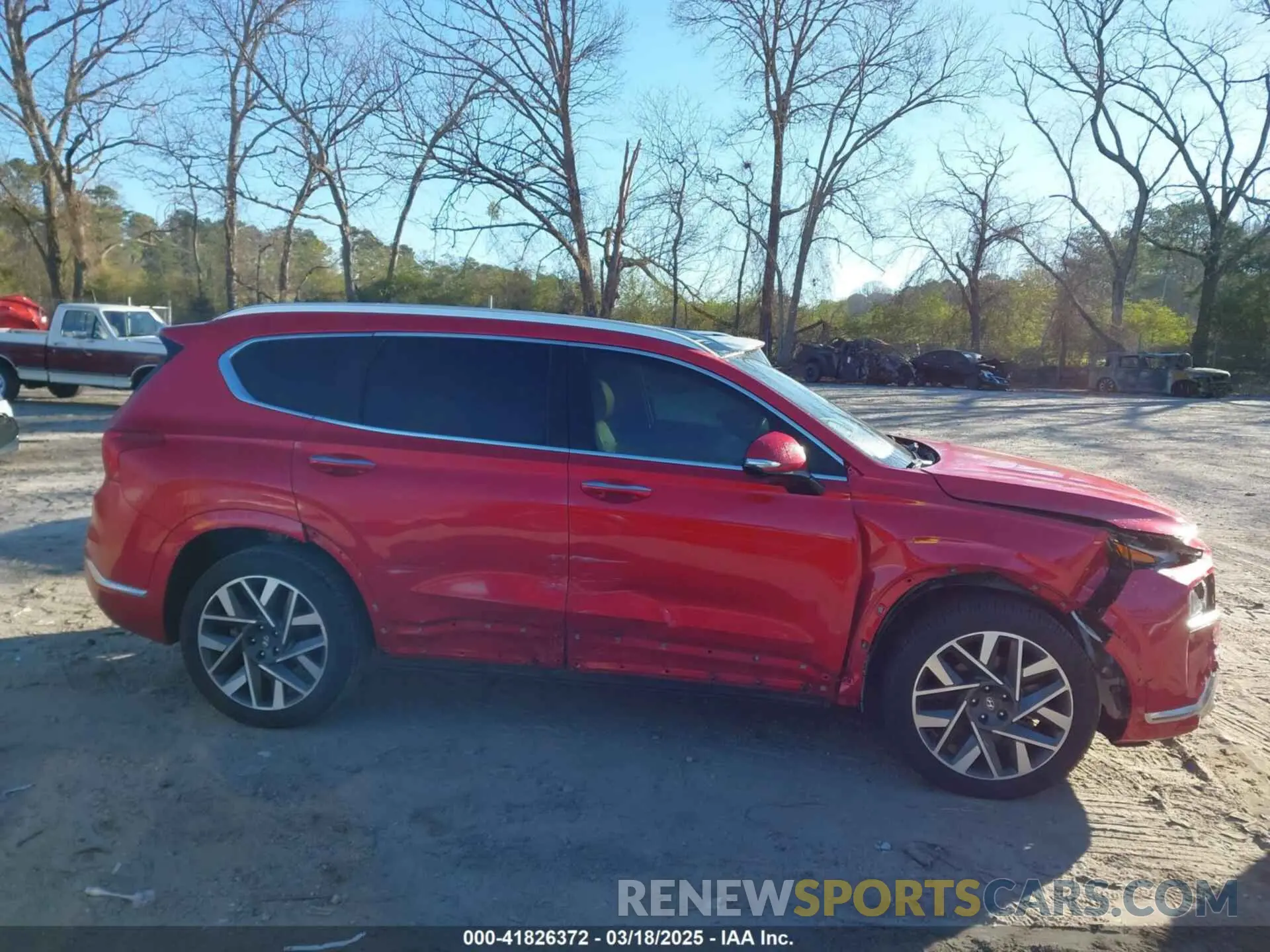 13 Photograph of a damaged car 5NMS54AL0NH454654 HYUNDAI SANTA FE 2022