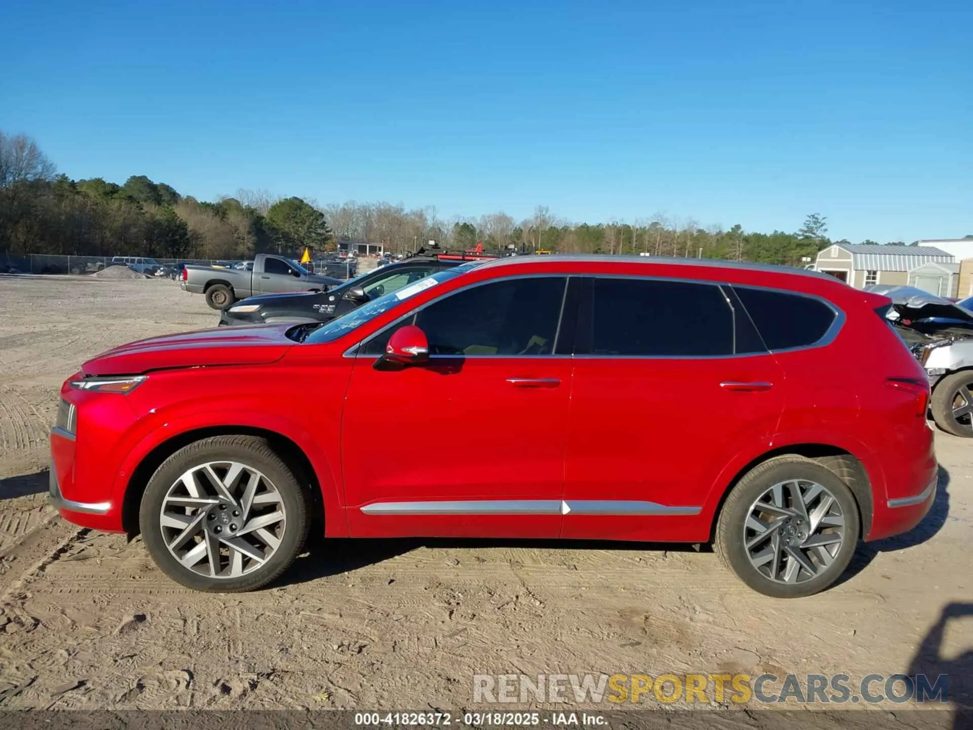 14 Photograph of a damaged car 5NMS54AL0NH454654 HYUNDAI SANTA FE 2022