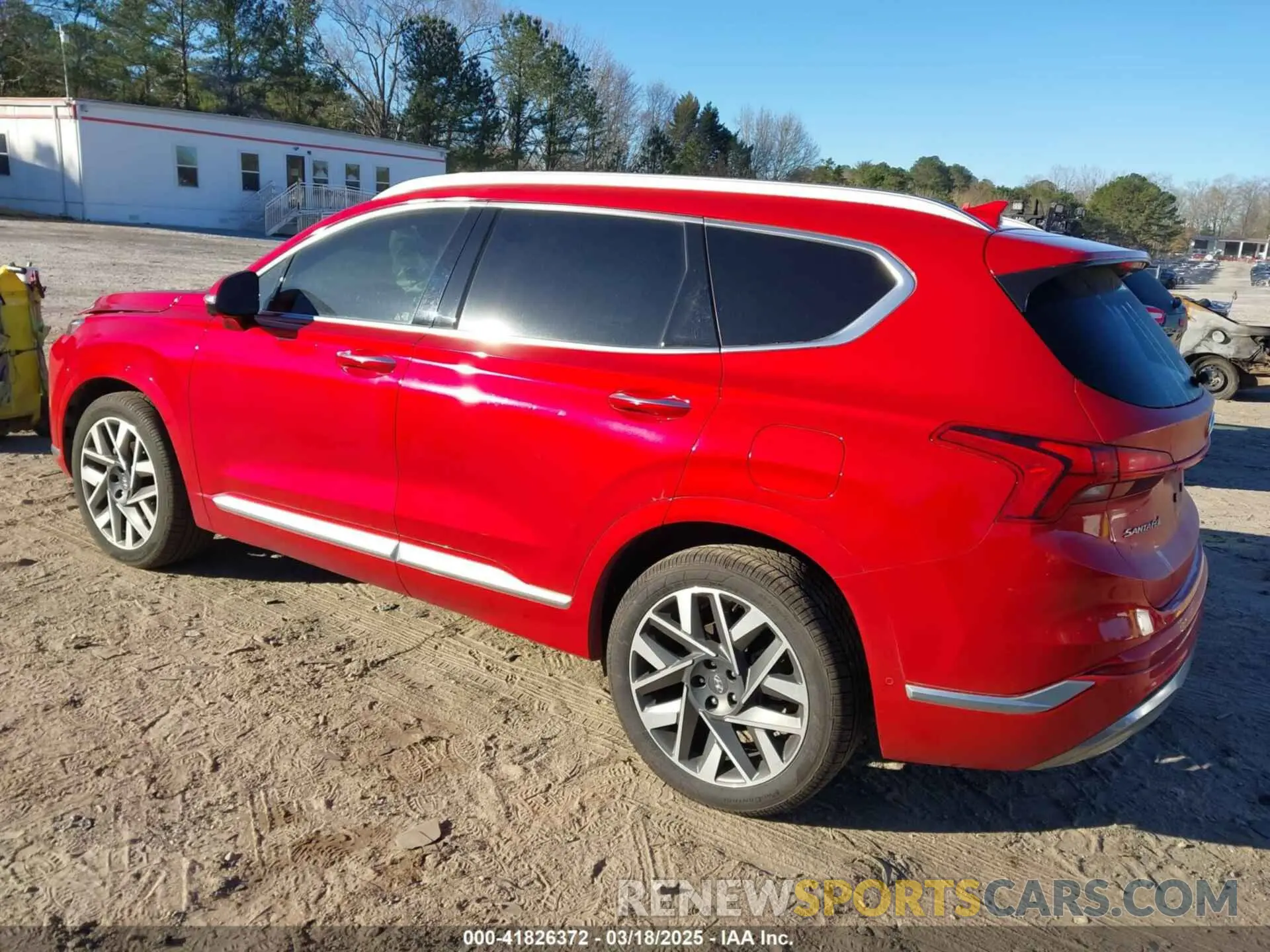3 Photograph of a damaged car 5NMS54AL0NH454654 HYUNDAI SANTA FE 2022