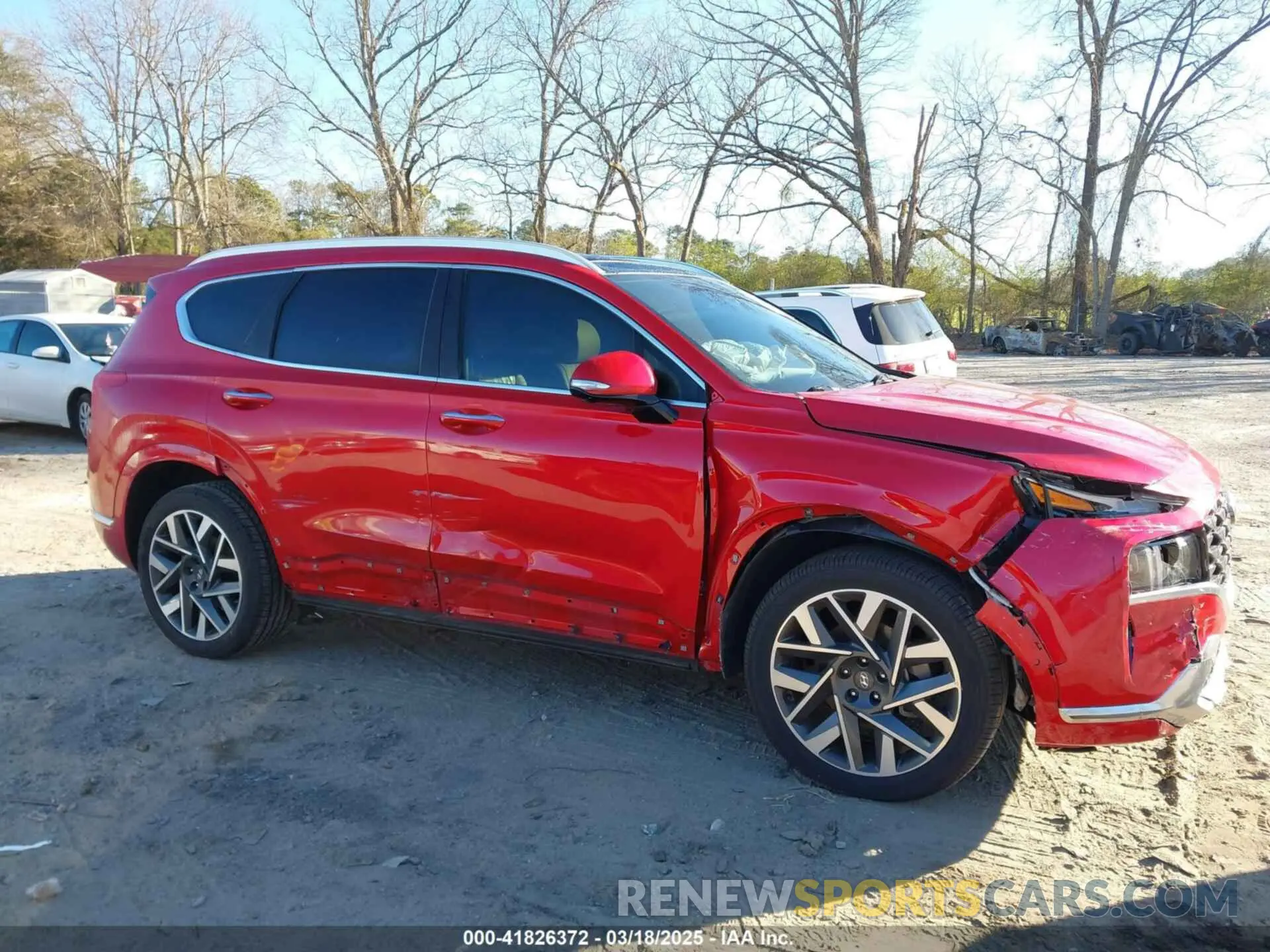 6 Photograph of a damaged car 5NMS54AL0NH454654 HYUNDAI SANTA FE 2022