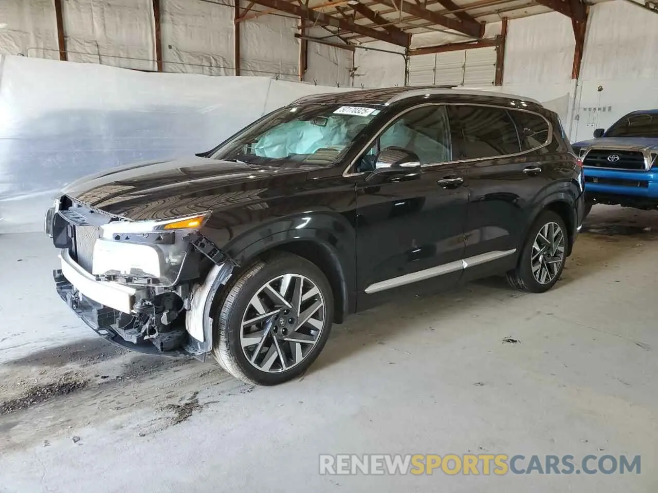 1 Photograph of a damaged car 5NMS54AL0NH457134 HYUNDAI SANTA FE 2022