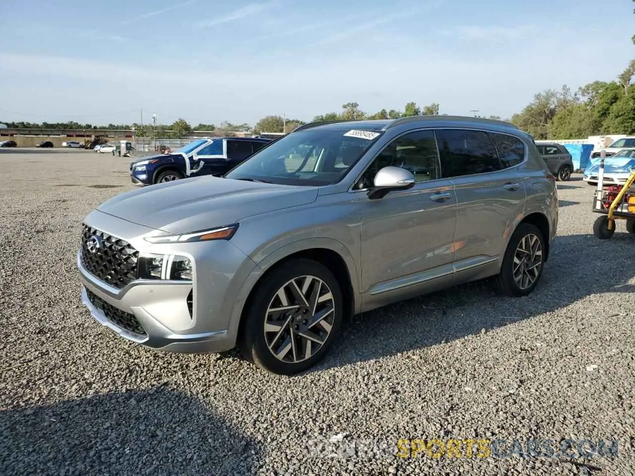 1 Photograph of a damaged car 5NMS54AL8NH438654 HYUNDAI SANTA FE 2022