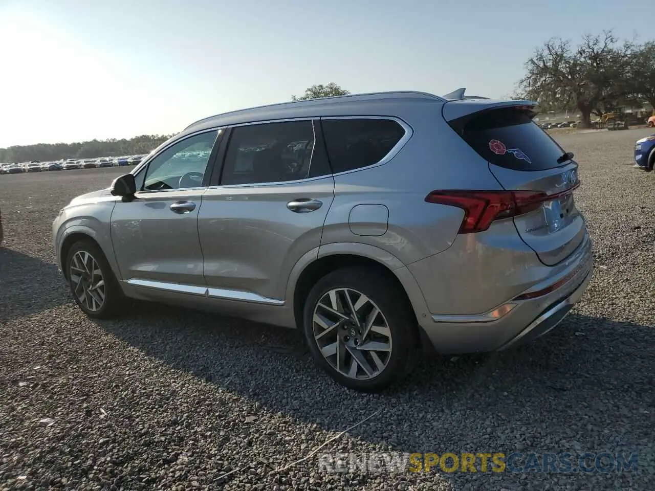 2 Photograph of a damaged car 5NMS54AL8NH438654 HYUNDAI SANTA FE 2022