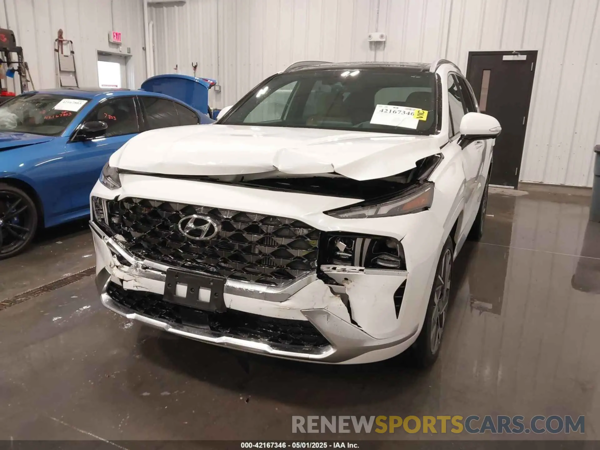 6 Photograph of a damaged car 5NMS5DAL1NH436678 HYUNDAI SANTA FE 2022