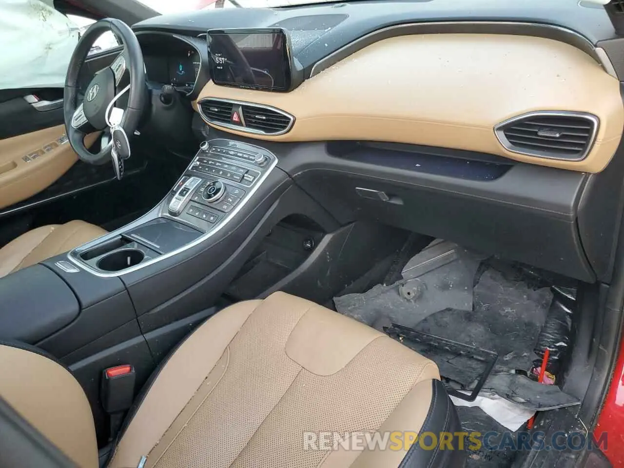 8 Photograph of a damaged car 5NMS5DALXNH440616 HYUNDAI SANTA FE 2022