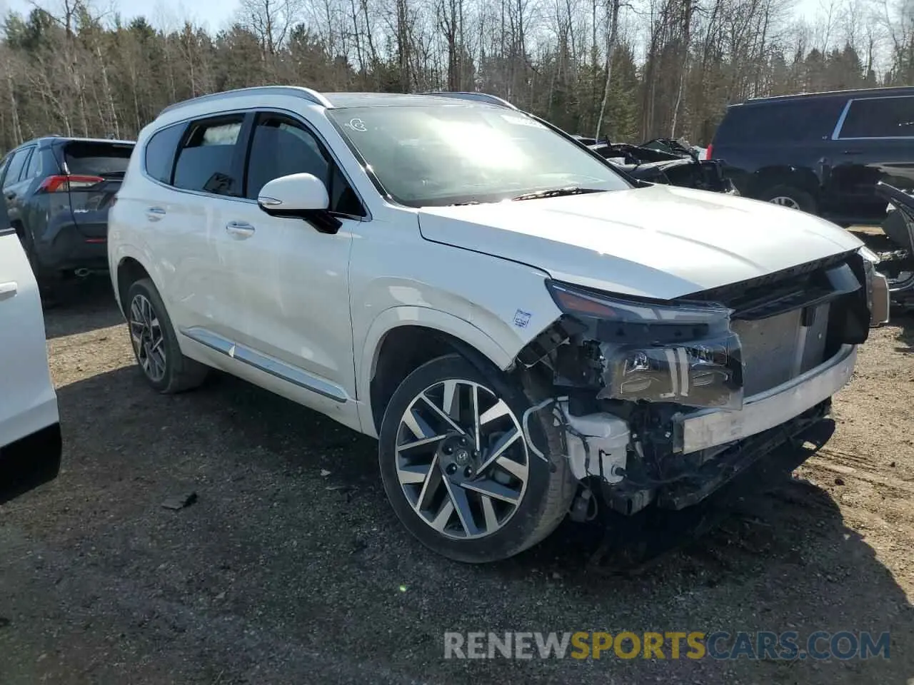 4 Photograph of a damaged car 5NMS5DALXNH477293 HYUNDAI SANTA FE 2022