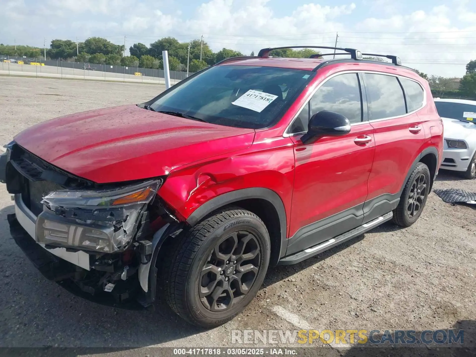 2 Photograph of a damaged car 5NMS64AJ0NH399022 HYUNDAI SANTA FE 2022