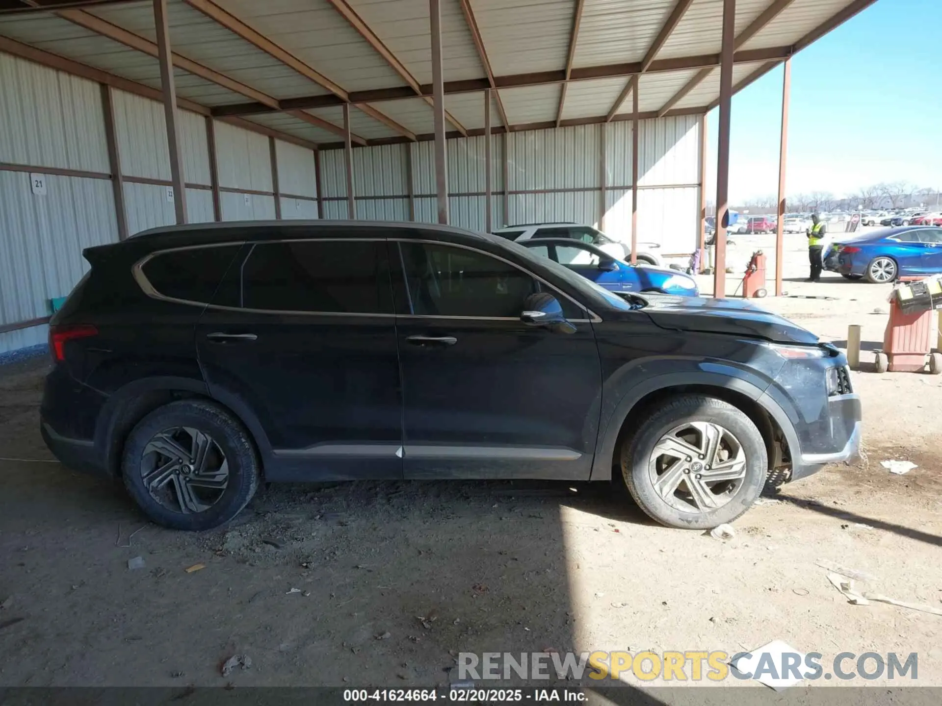 13 Photograph of a damaged car 5NMS64AJ4NH392395 HYUNDAI SANTA FE 2022