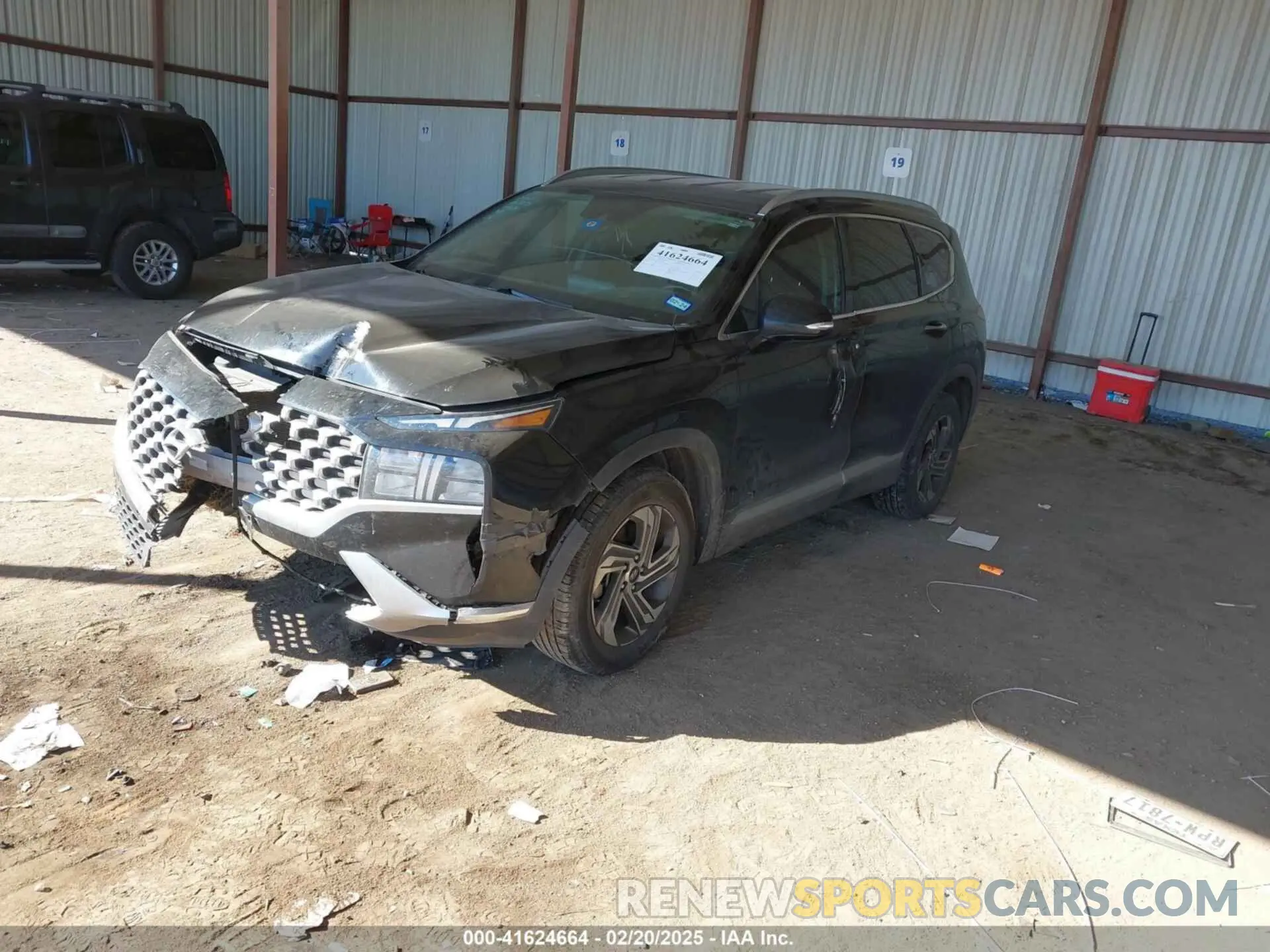 2 Photograph of a damaged car 5NMS64AJ4NH392395 HYUNDAI SANTA FE 2022