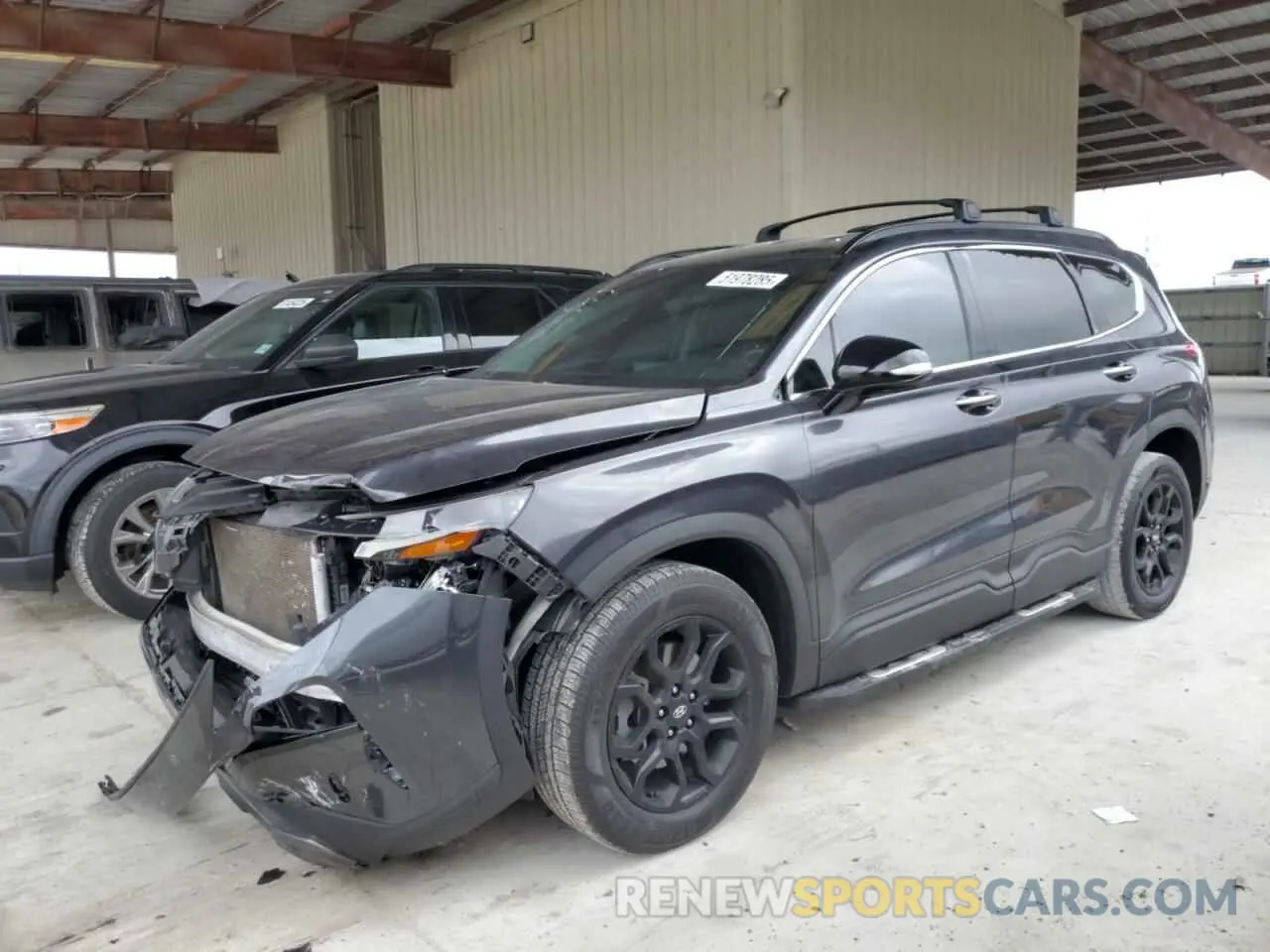 1 Photograph of a damaged car 5NMS64AJ4NH424603 HYUNDAI SANTA FE 2022