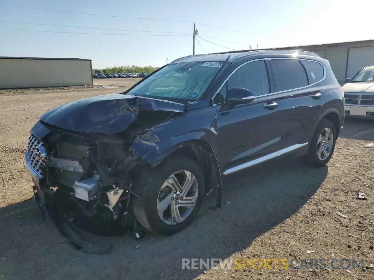 1 Photograph of a damaged car 5NMS64AJ6NH427969 HYUNDAI SANTA FE 2022