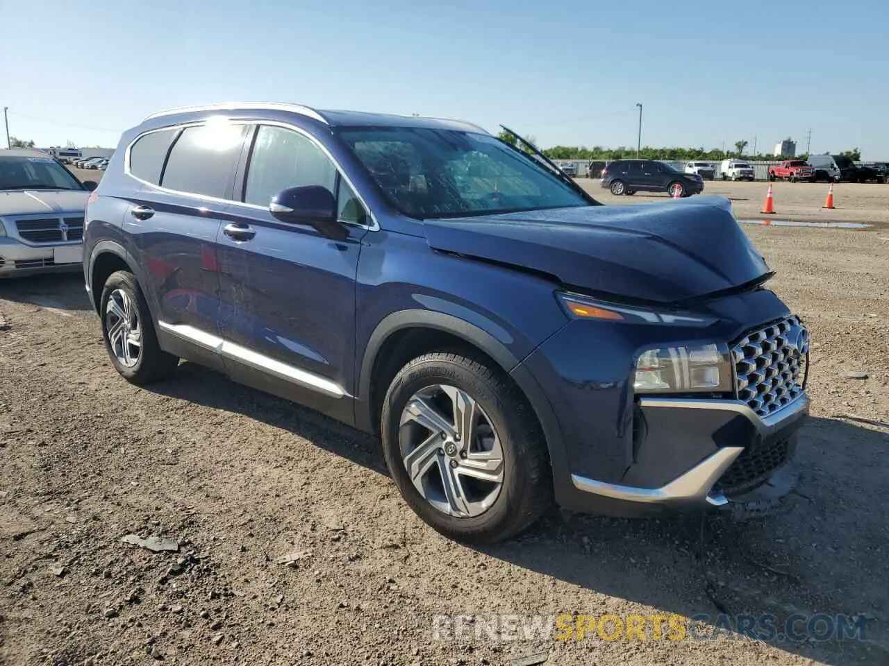 4 Photograph of a damaged car 5NMS64AJ6NH427969 HYUNDAI SANTA FE 2022
