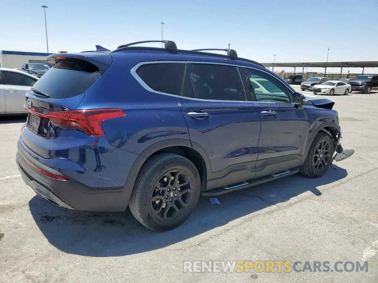 3 Photograph of a damaged car 5NMS64AJ8NH446099 HYUNDAI SANTA FE 2022