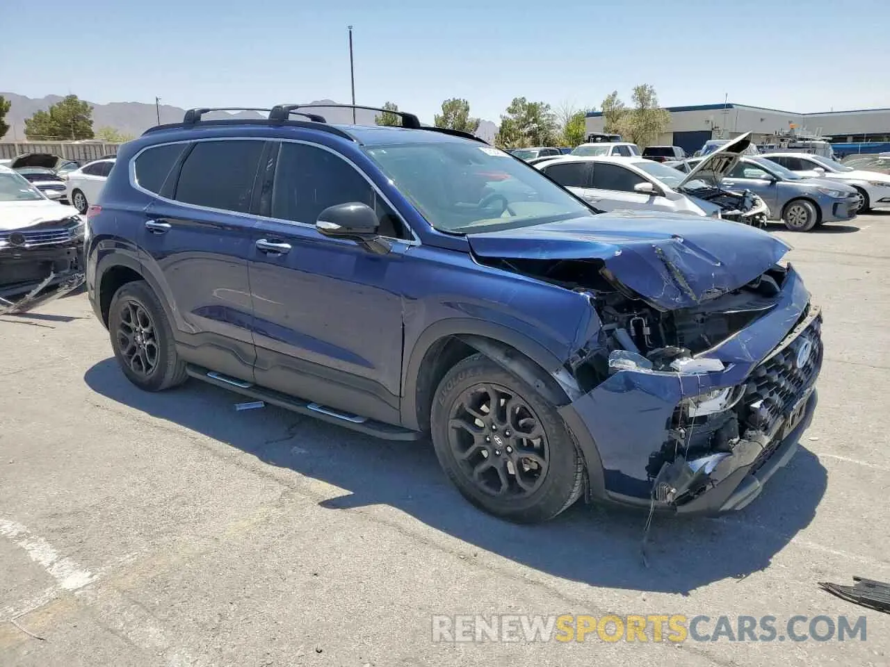 4 Photograph of a damaged car 5NMS64AJ8NH446099 HYUNDAI SANTA FE 2022