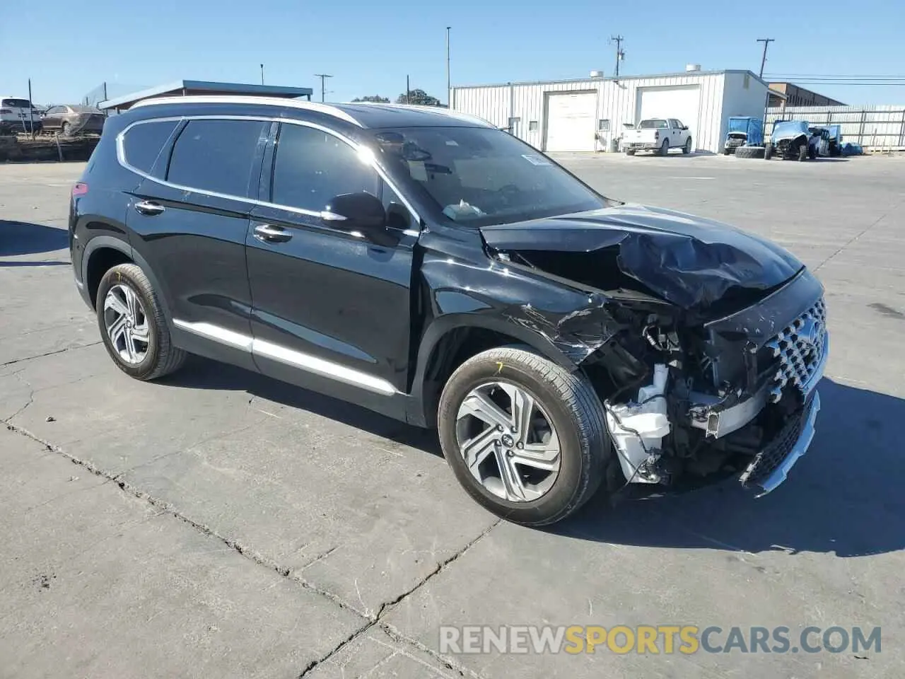 4 Photograph of a damaged car 5NMS64AJ9NH375351 HYUNDAI SANTA FE 2022
