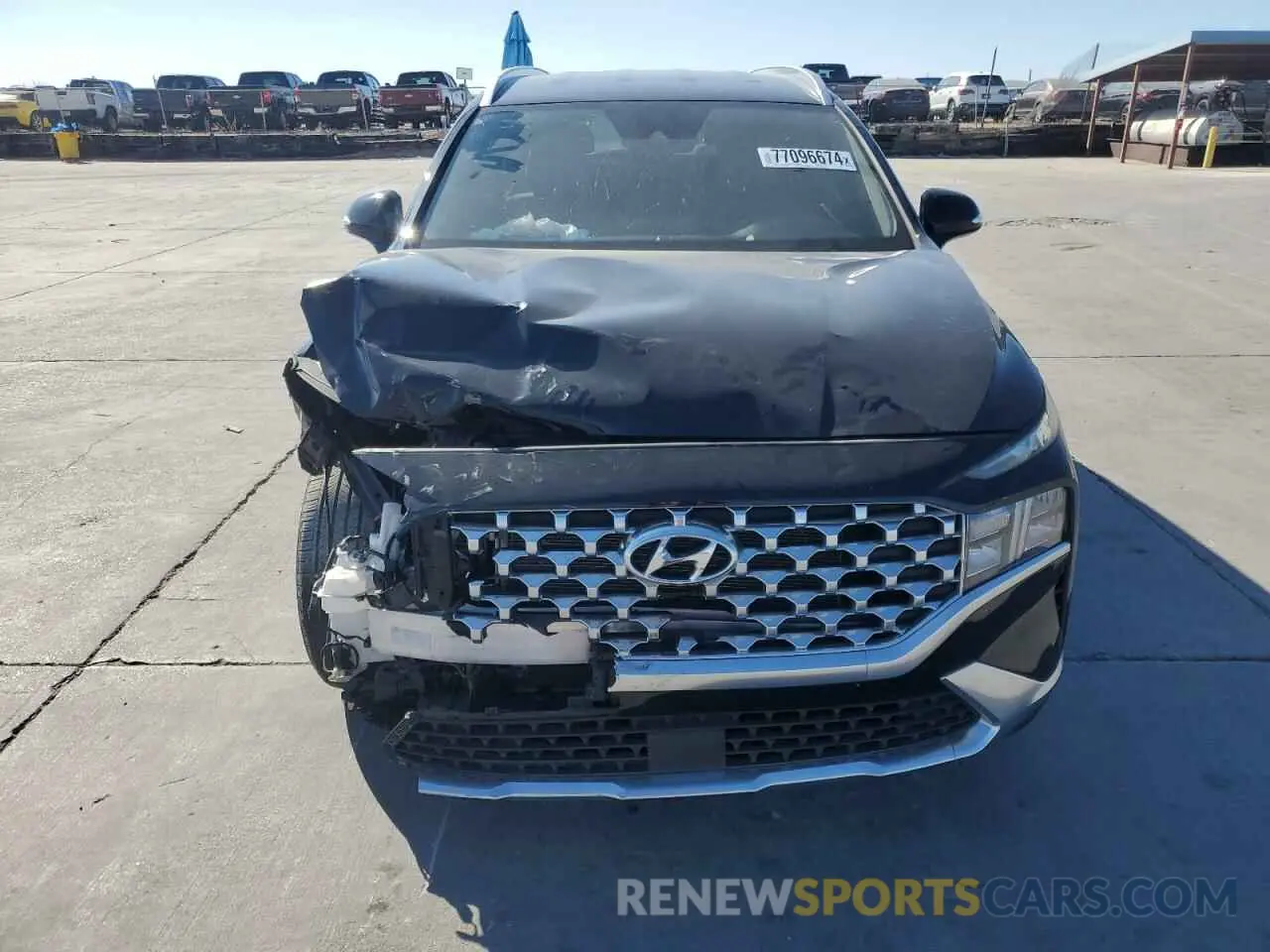 5 Photograph of a damaged car 5NMS64AJ9NH375351 HYUNDAI SANTA FE 2022