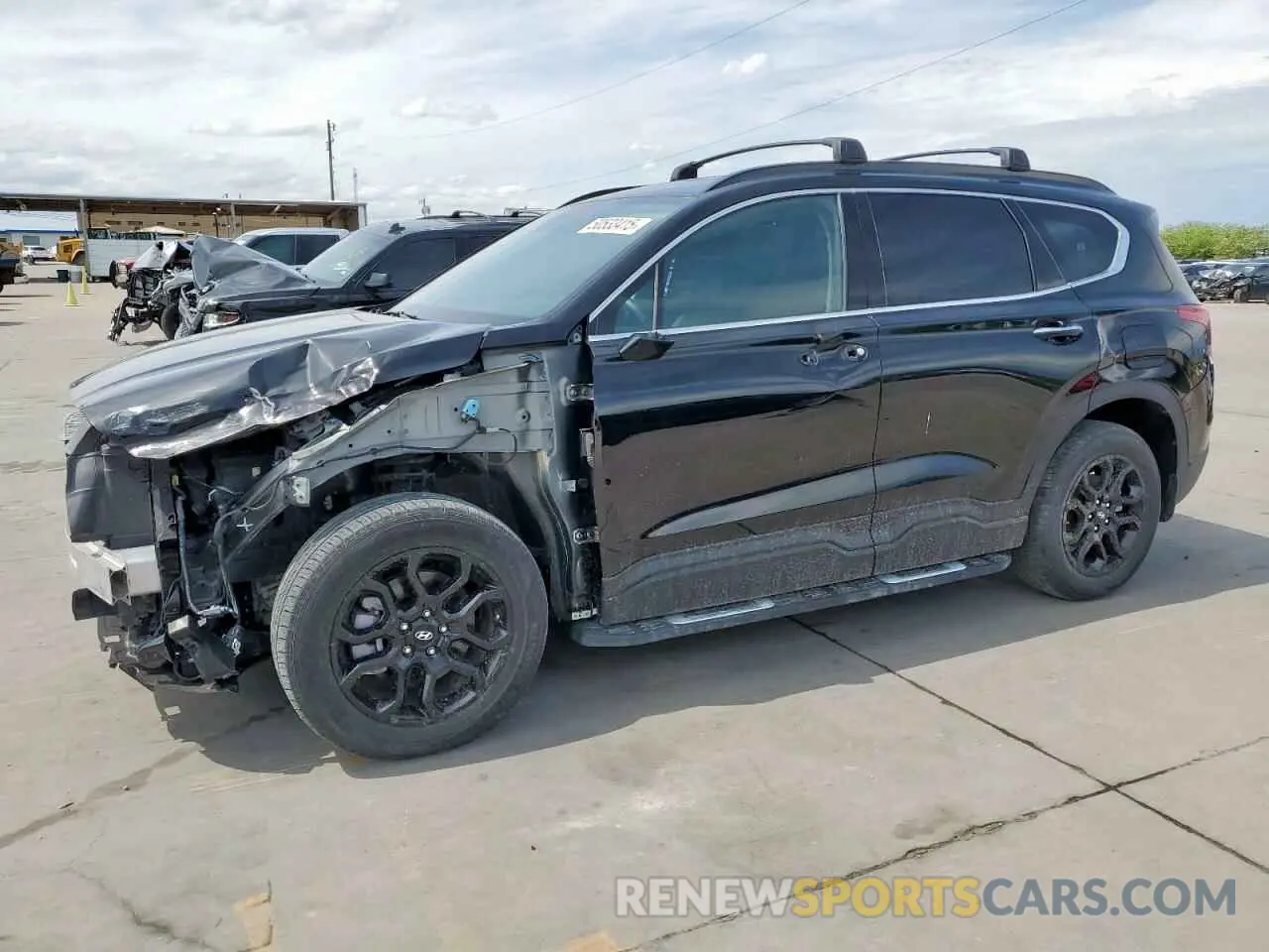 1 Photograph of a damaged car 5NMS64AJXNH477015 HYUNDAI SANTA FE 2022