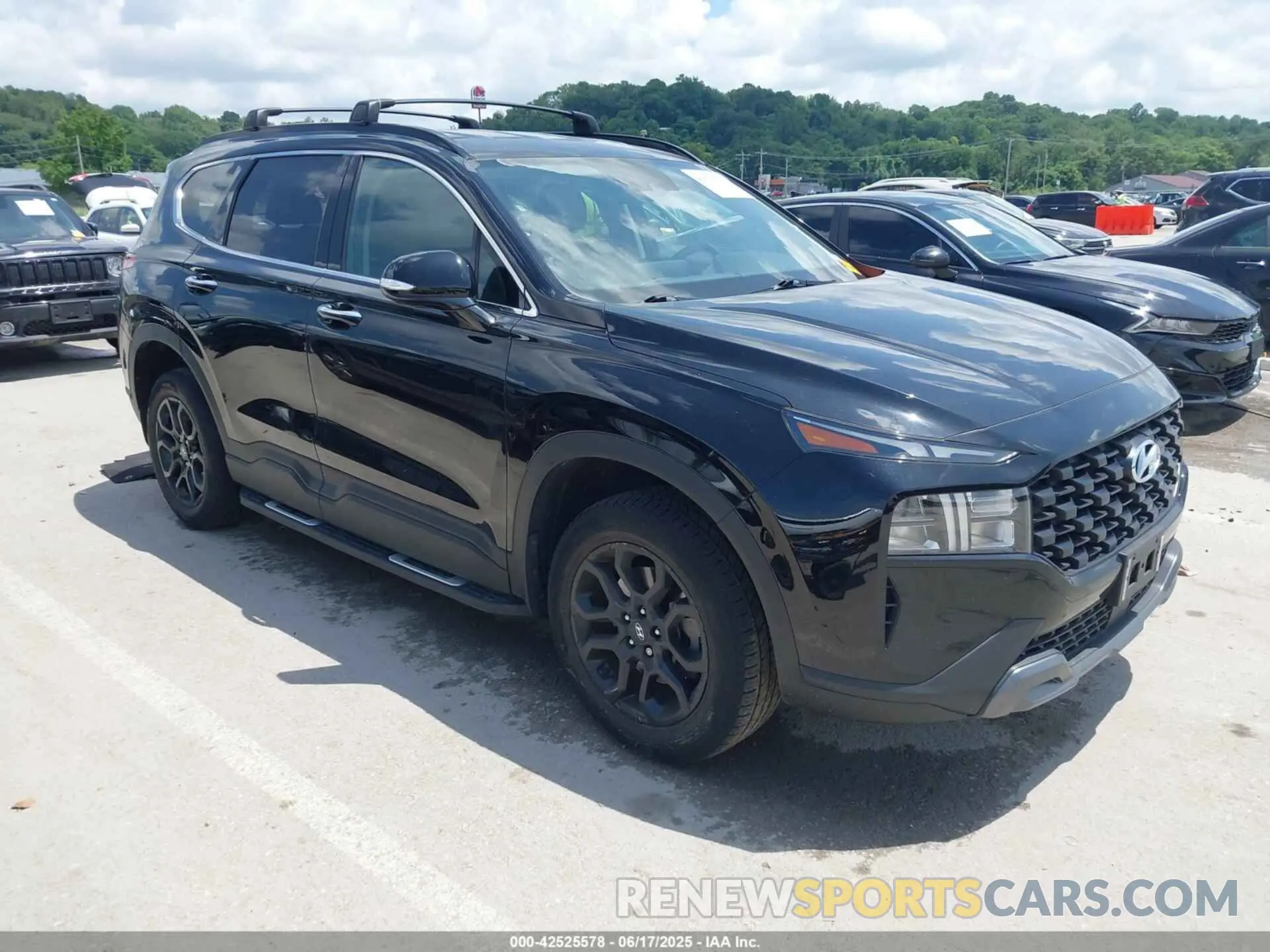 1 Photograph of a damaged car 5NMS6DAJ0NH411847 HYUNDAI SANTA FE 2022