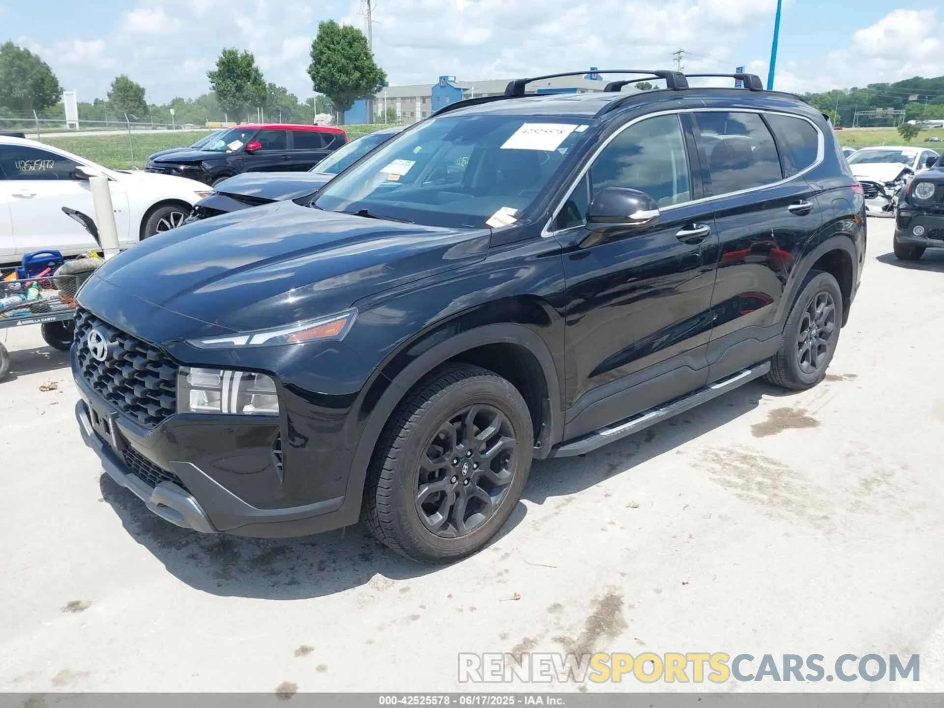 2 Photograph of a damaged car 5NMS6DAJ0NH411847 HYUNDAI SANTA FE 2022