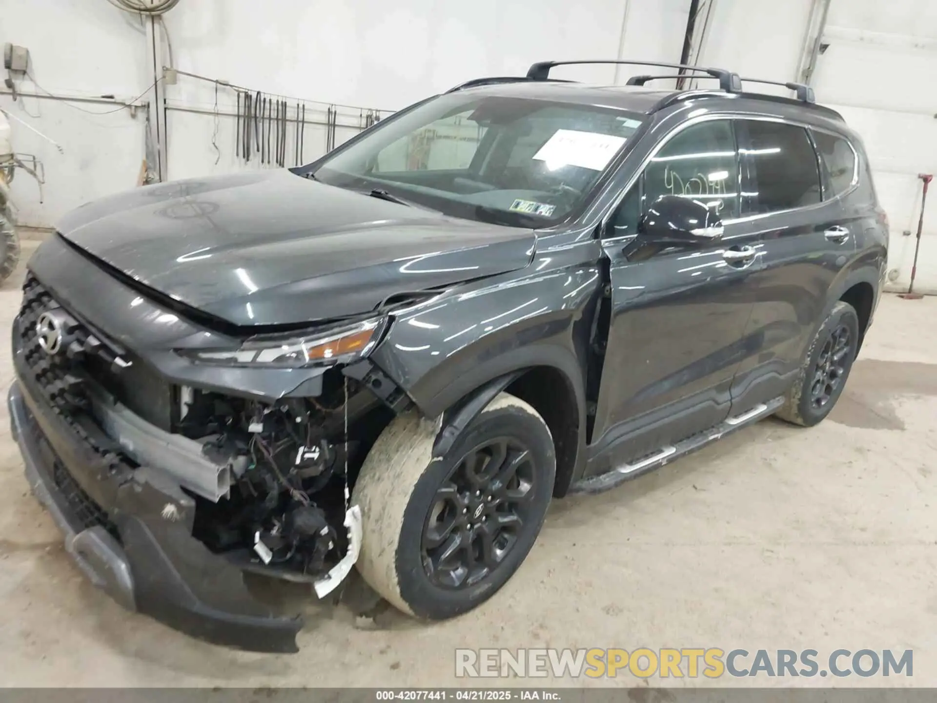 2 Photograph of a damaged car 5NMS6DAJ0NH429331 HYUNDAI SANTA FE 2022
