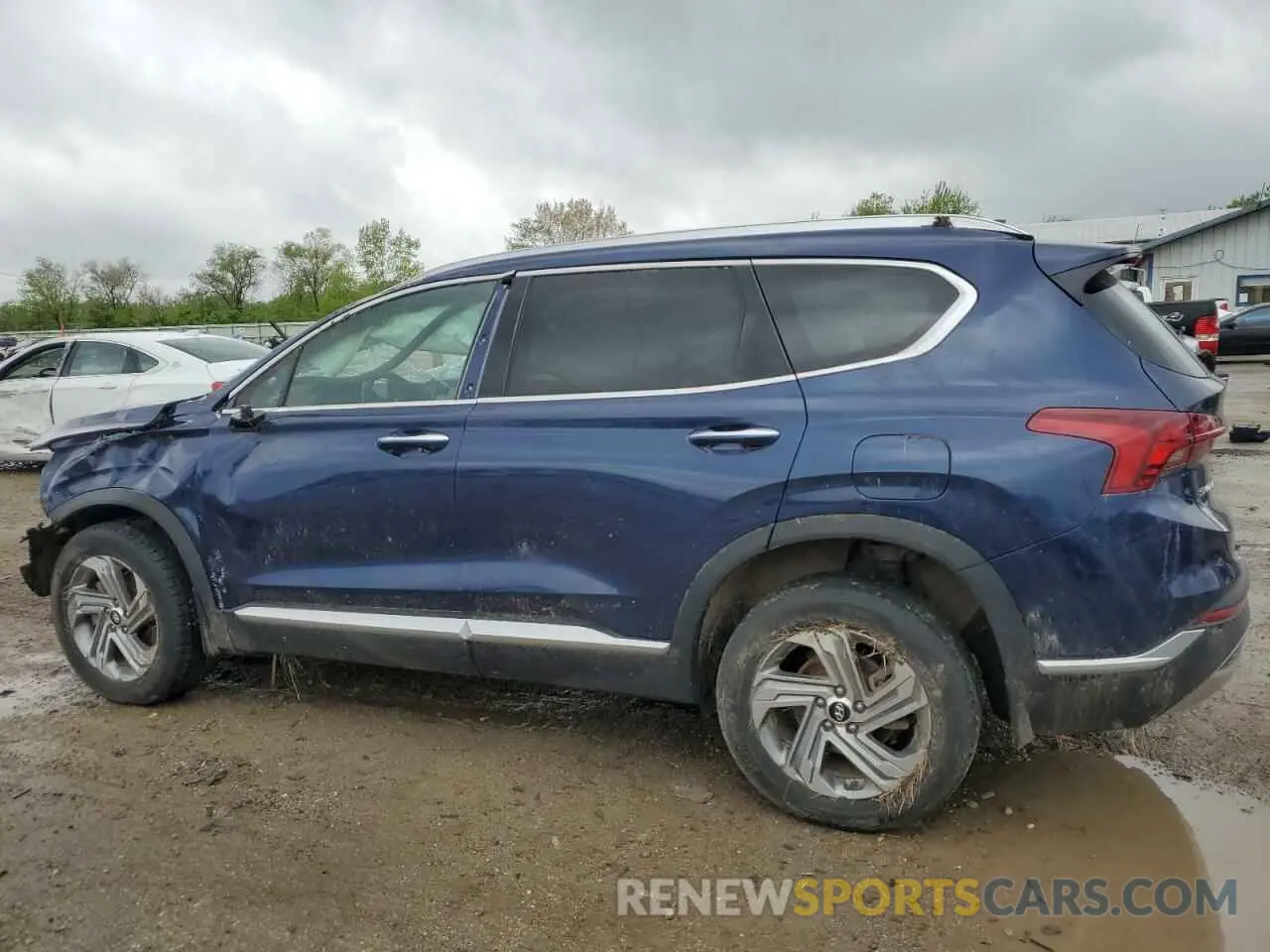 2 Photograph of a damaged car 5NMS6DAJ1NH404650 HYUNDAI SANTA FE 2022