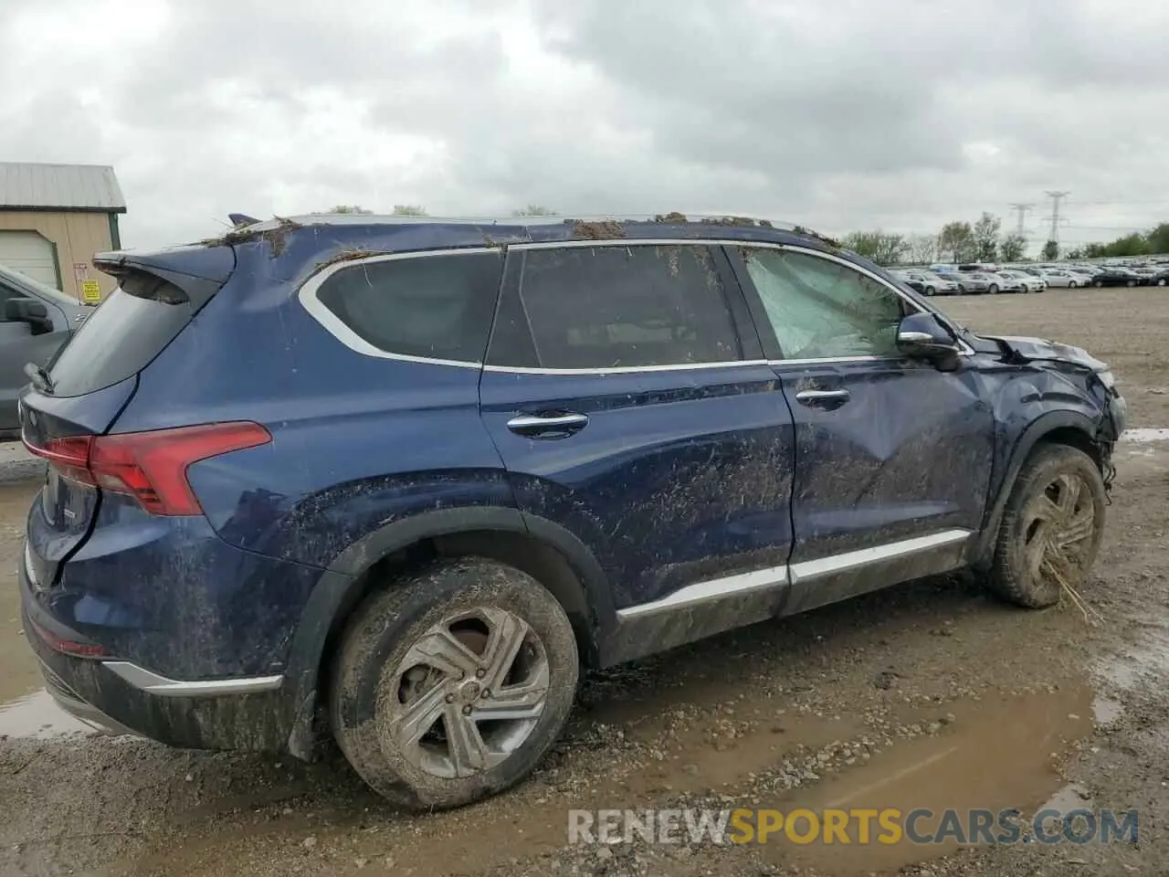 3 Photograph of a damaged car 5NMS6DAJ1NH404650 HYUNDAI SANTA FE 2022