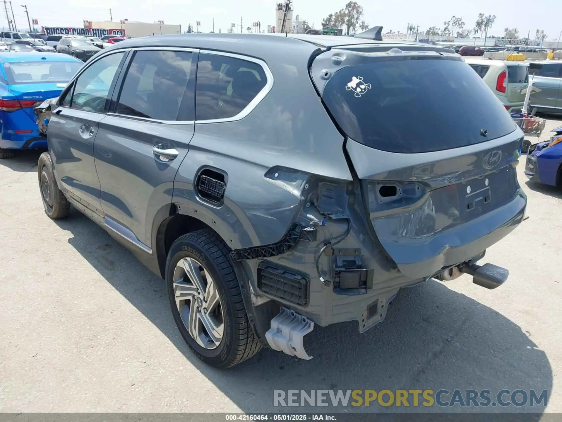 3 Photograph of a damaged car 5NMS6DAJ2NH381668 HYUNDAI SANTA FE 2022