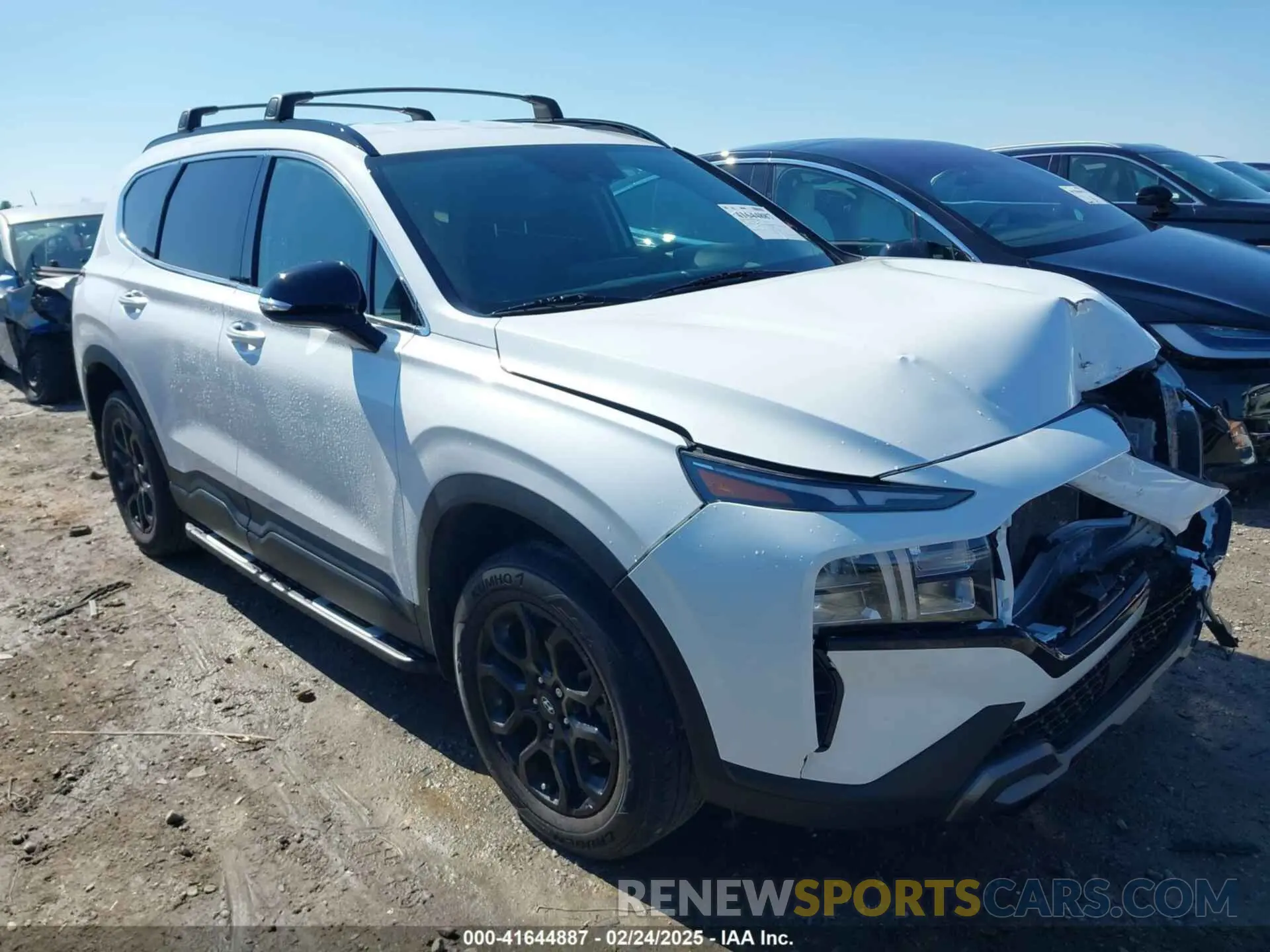 1 Photograph of a damaged car 5NMS6DAJ2NH407833 HYUNDAI SANTA FE 2022