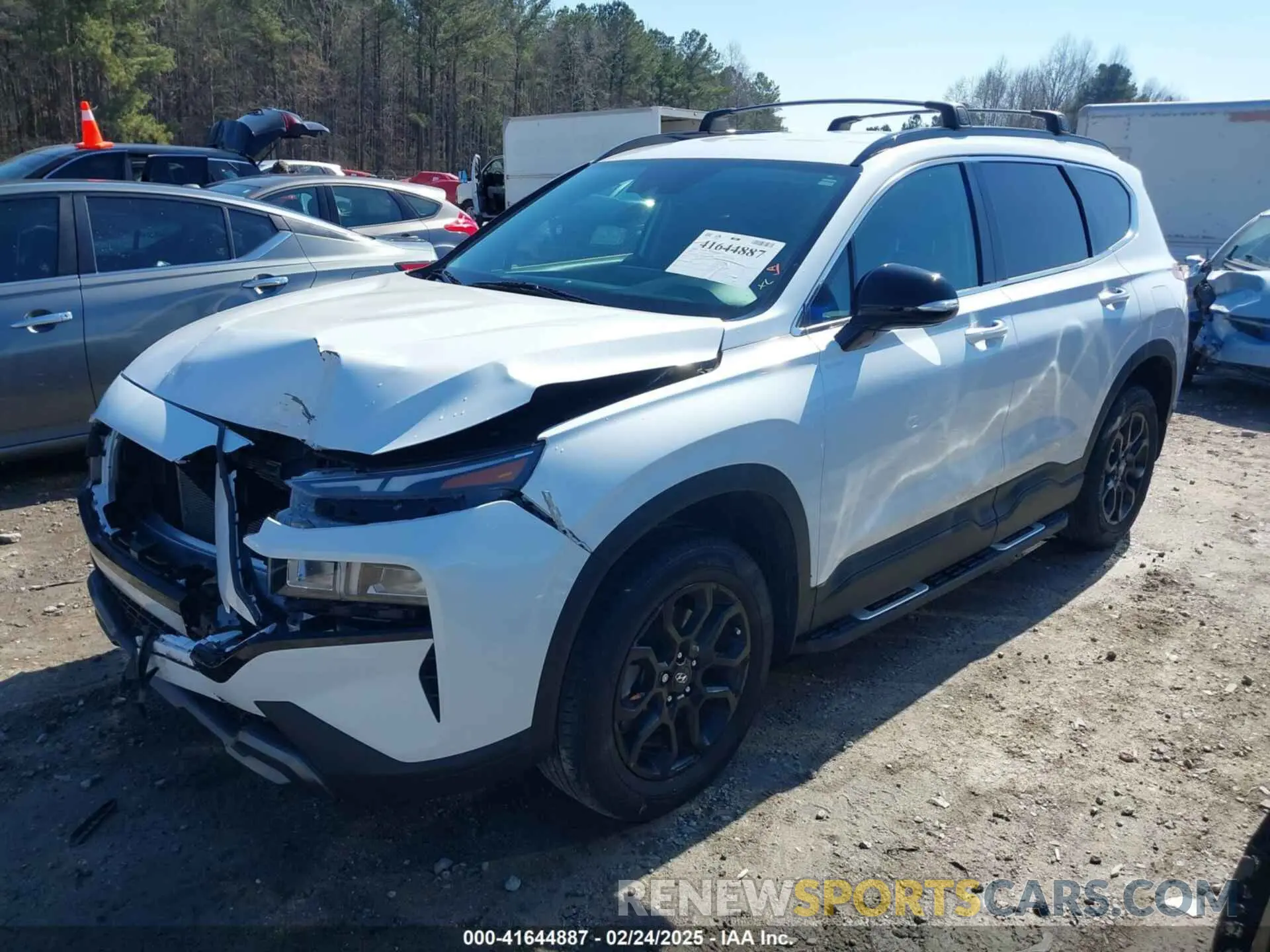 2 Photograph of a damaged car 5NMS6DAJ2NH407833 HYUNDAI SANTA FE 2022