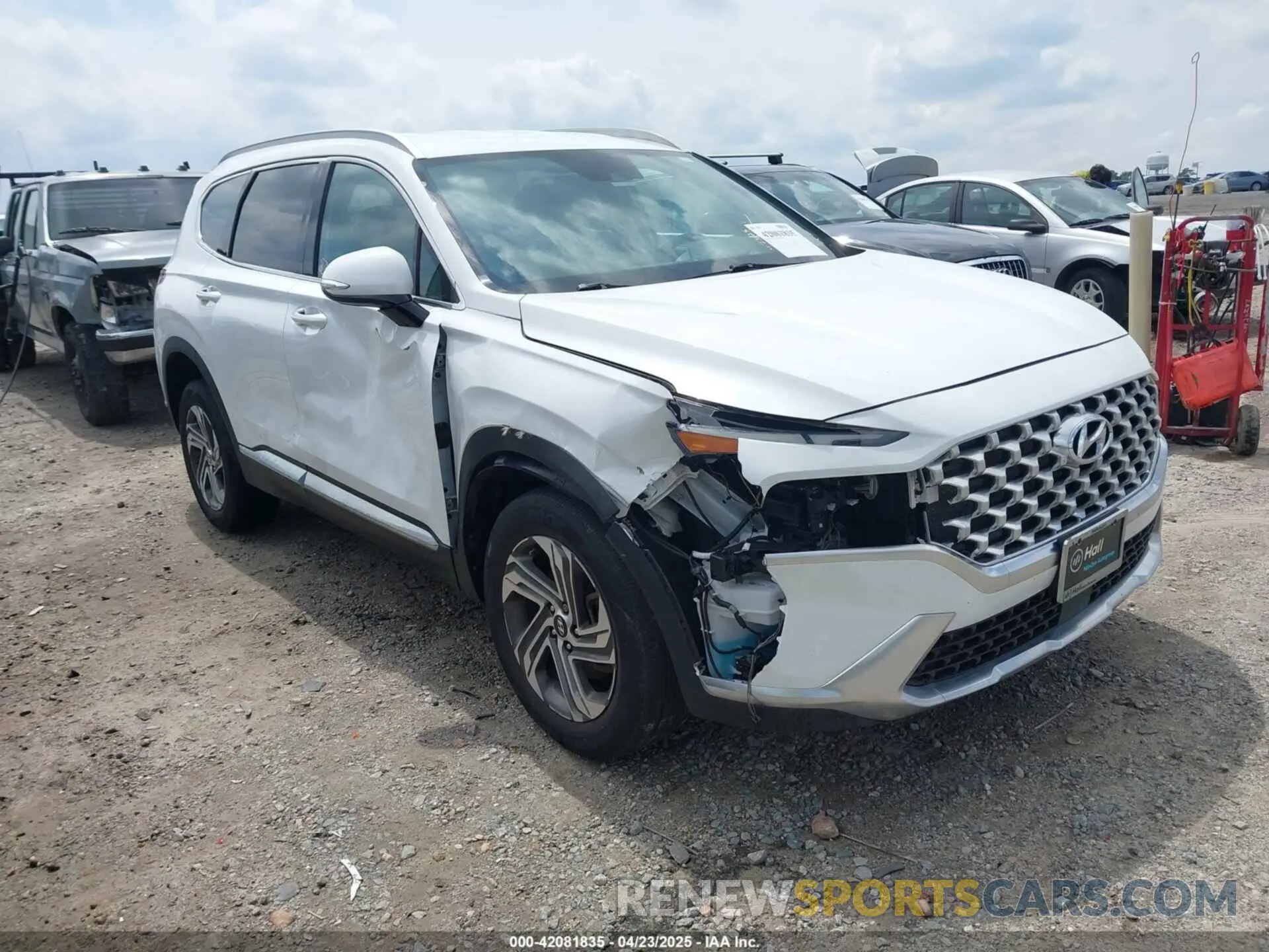 1 Photograph of a damaged car 5NMS6DAJ4NH421815 HYUNDAI SANTA FE 2022