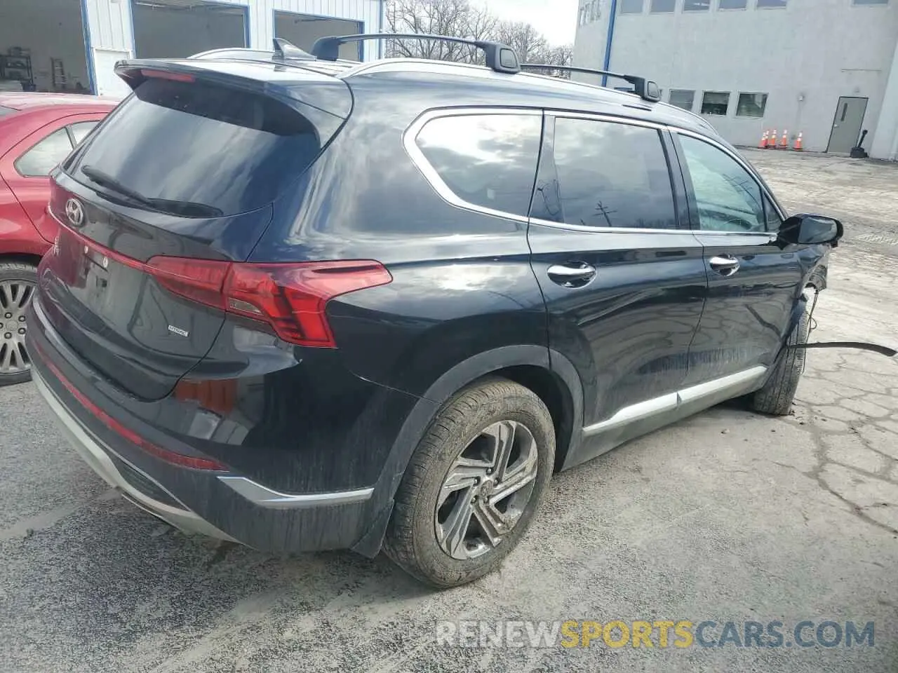 3 Photograph of a damaged car 5NMS6DAJ6NH425929 HYUNDAI SANTA FE 2022