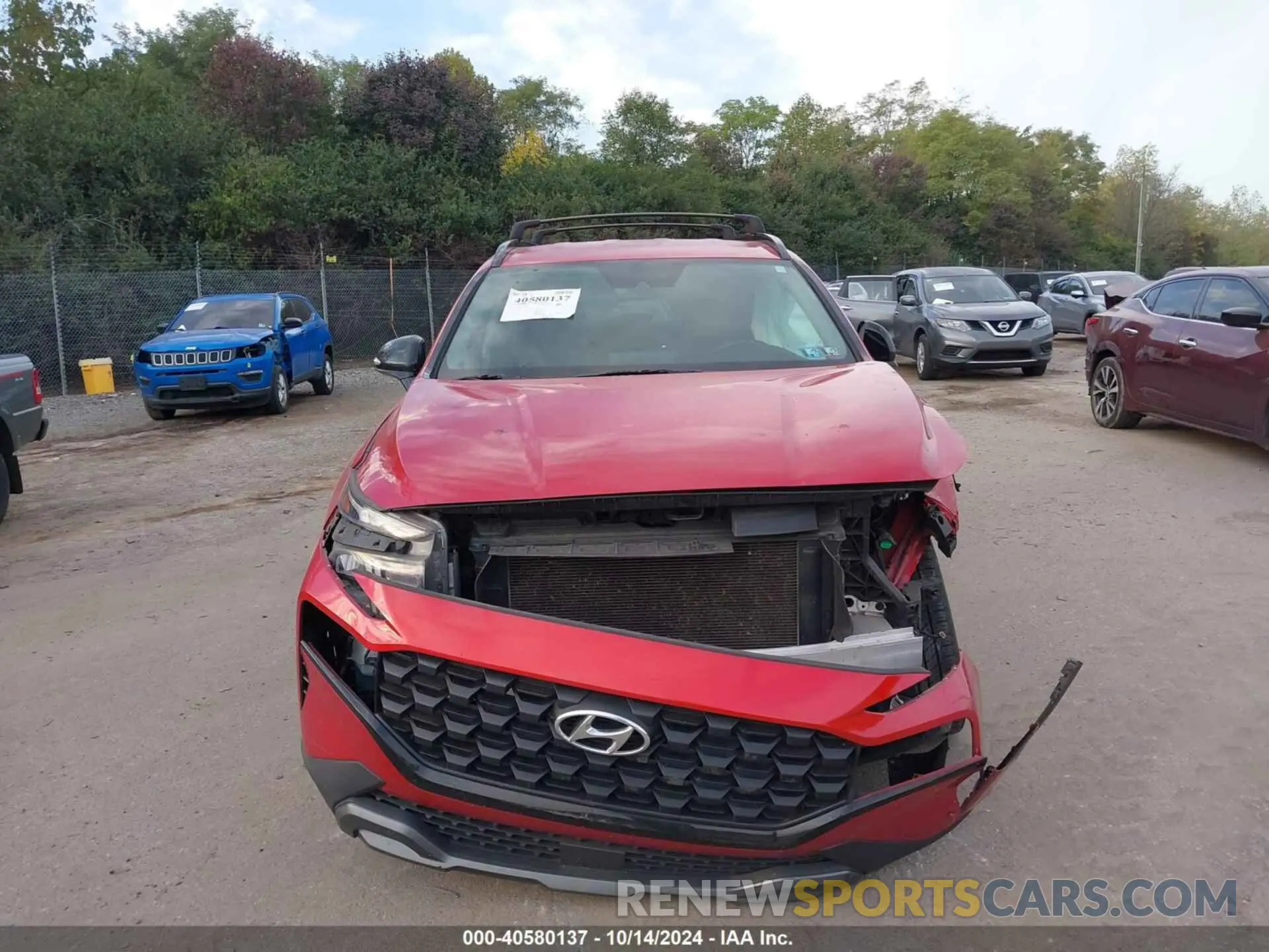 12 Photograph of a damaged car 5NMS6DAJ9NH385619 HYUNDAI SANTA FE 2022