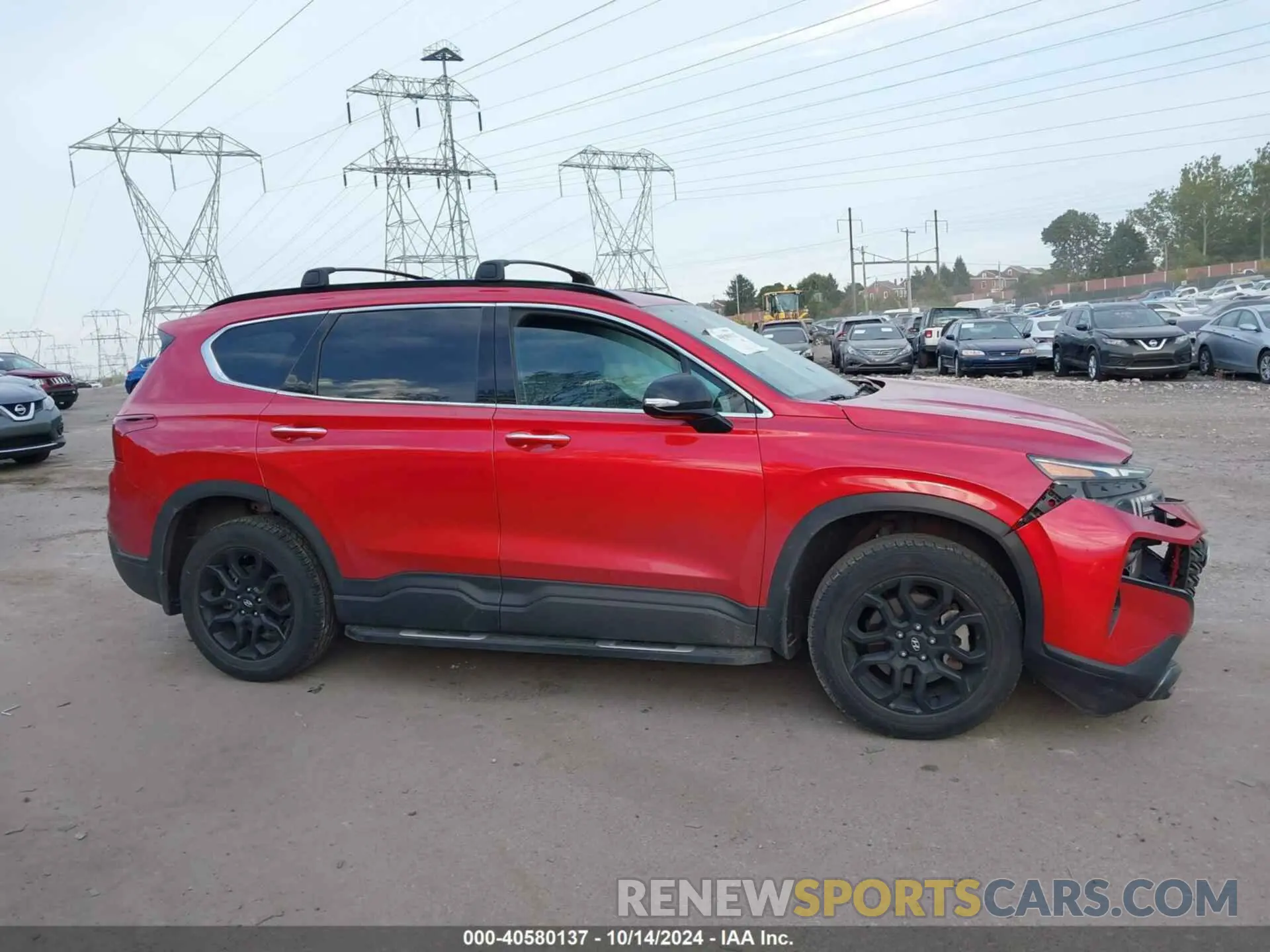 13 Photograph of a damaged car 5NMS6DAJ9NH385619 HYUNDAI SANTA FE 2022