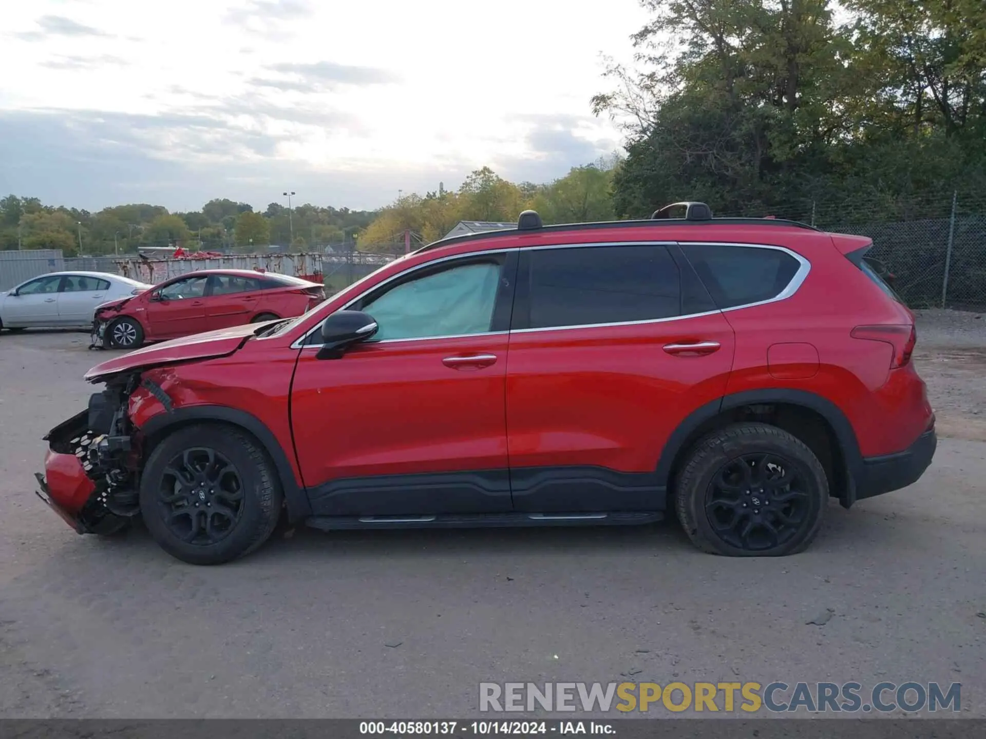 14 Photograph of a damaged car 5NMS6DAJ9NH385619 HYUNDAI SANTA FE 2022