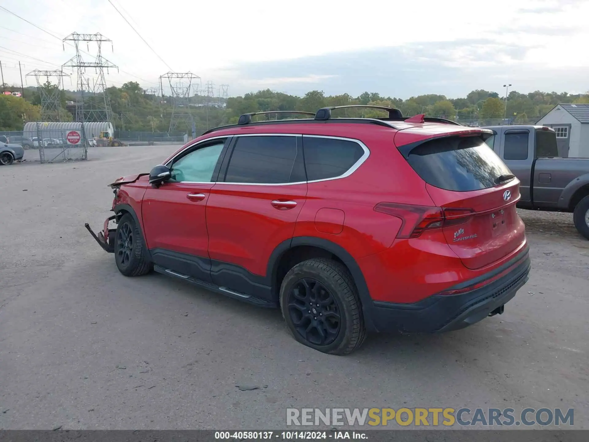 3 Photograph of a damaged car 5NMS6DAJ9NH385619 HYUNDAI SANTA FE 2022