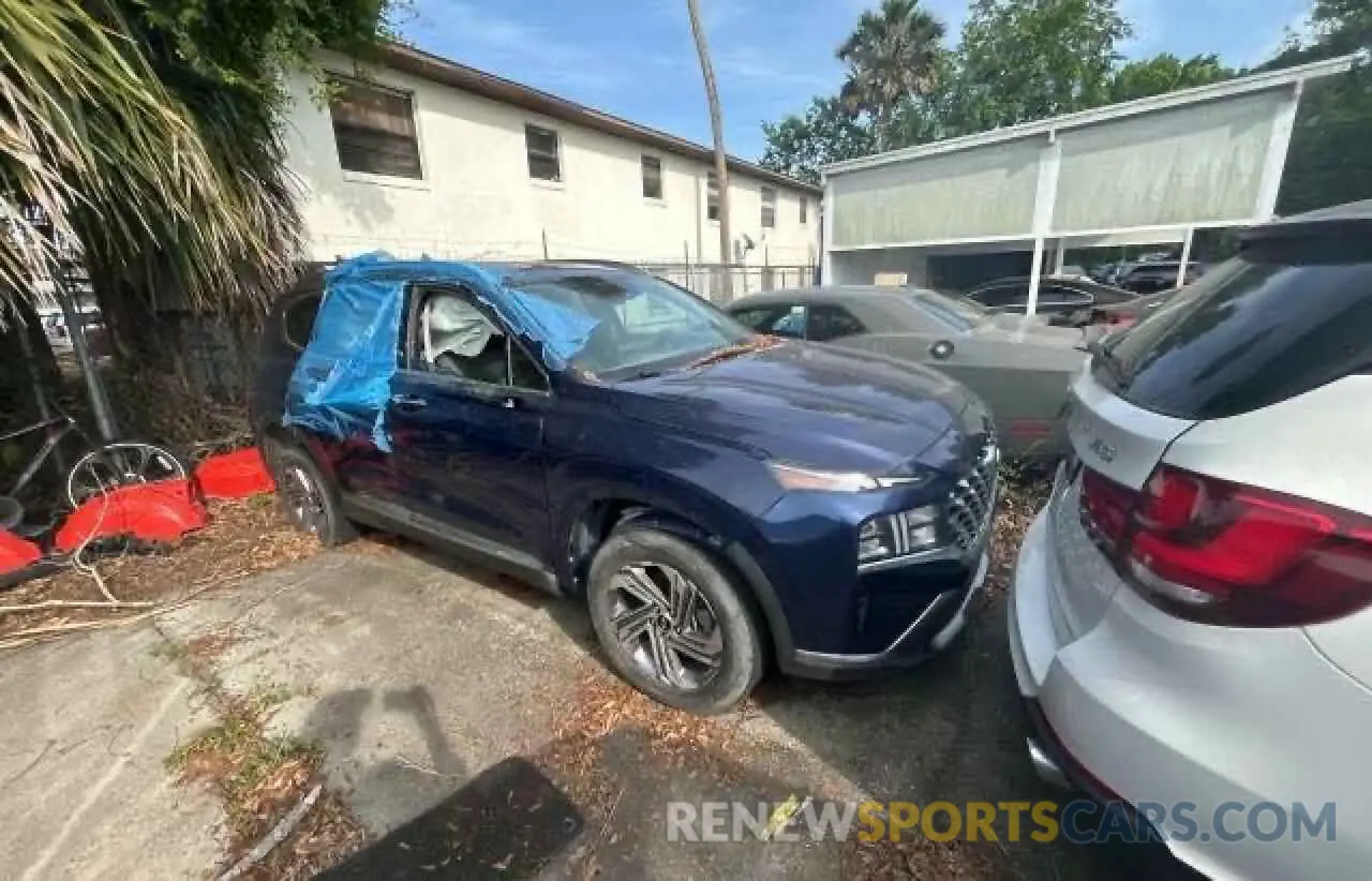 1 Photograph of a damaged car 5NMS6DAJXNH380607 HYUNDAI SANTA FE 2022