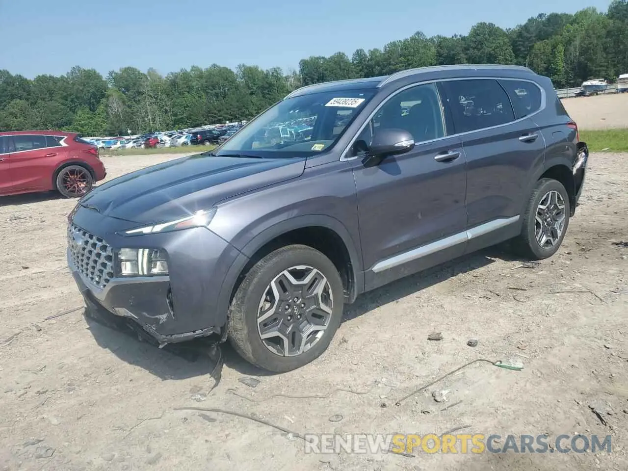 1 Photograph of a damaged car KM8S3DA10NU014068 HYUNDAI SANTA FE 2022
