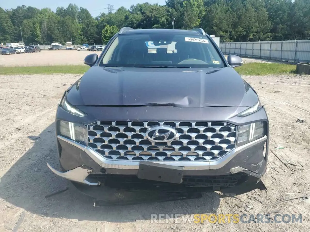 5 Photograph of a damaged car KM8S3DA10NU014068 HYUNDAI SANTA FE 2022