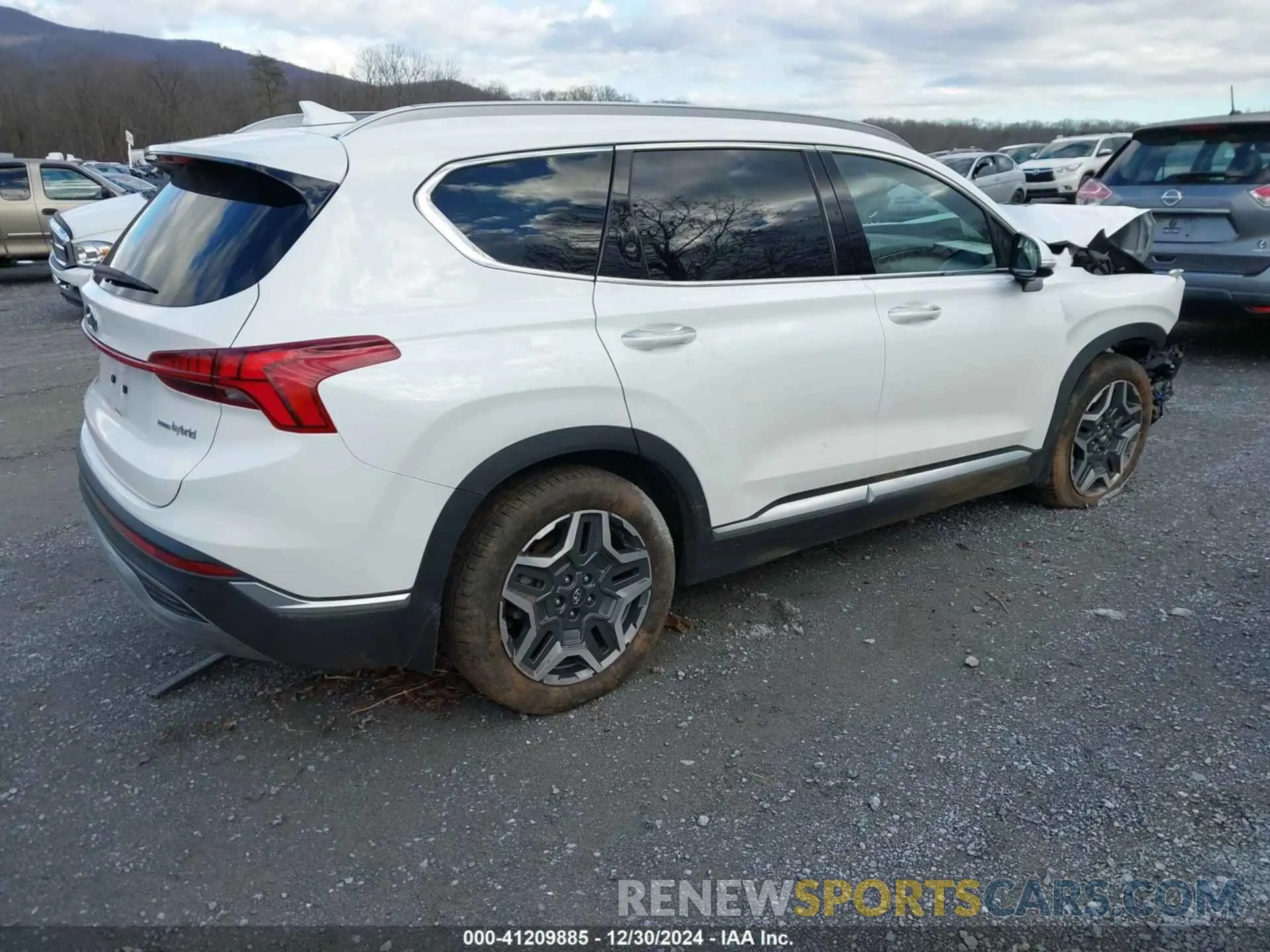 4 Photograph of a damaged car KM8S3DA12NU059478 HYUNDAI SANTA FE 2022