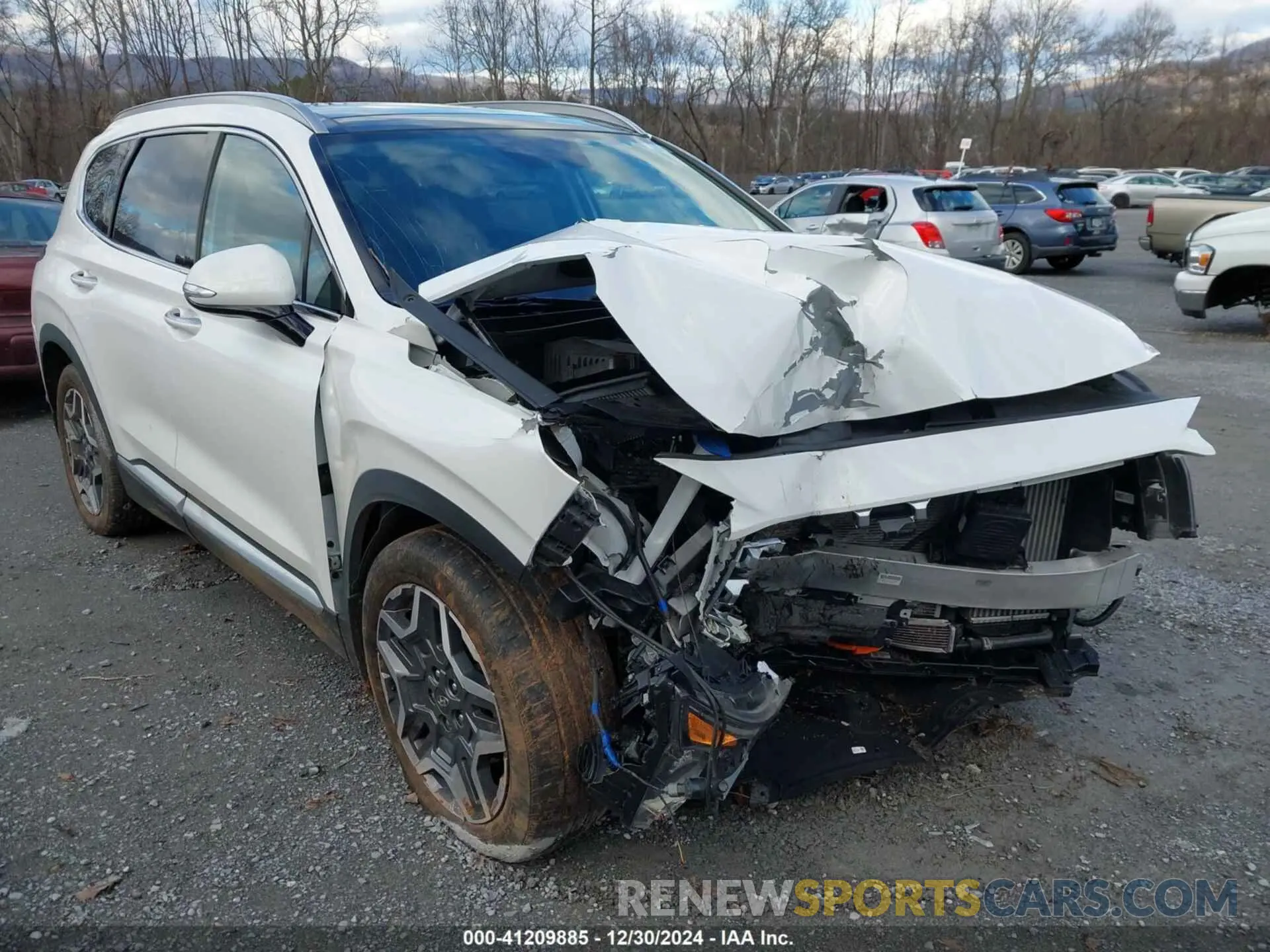 6 Photograph of a damaged car KM8S3DA12NU059478 HYUNDAI SANTA FE 2022