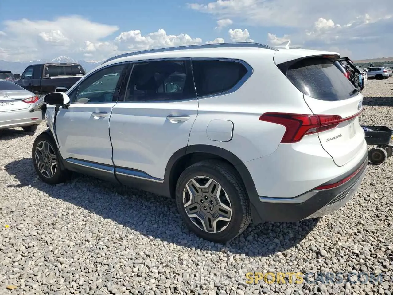 2 Photograph of a damaged car KM8S3DA15NU043095 HYUNDAI SANTA FE 2022