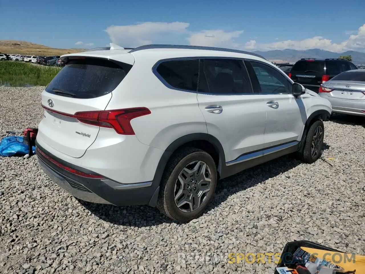 3 Photograph of a damaged car KM8S3DA15NU043095 HYUNDAI SANTA FE 2022