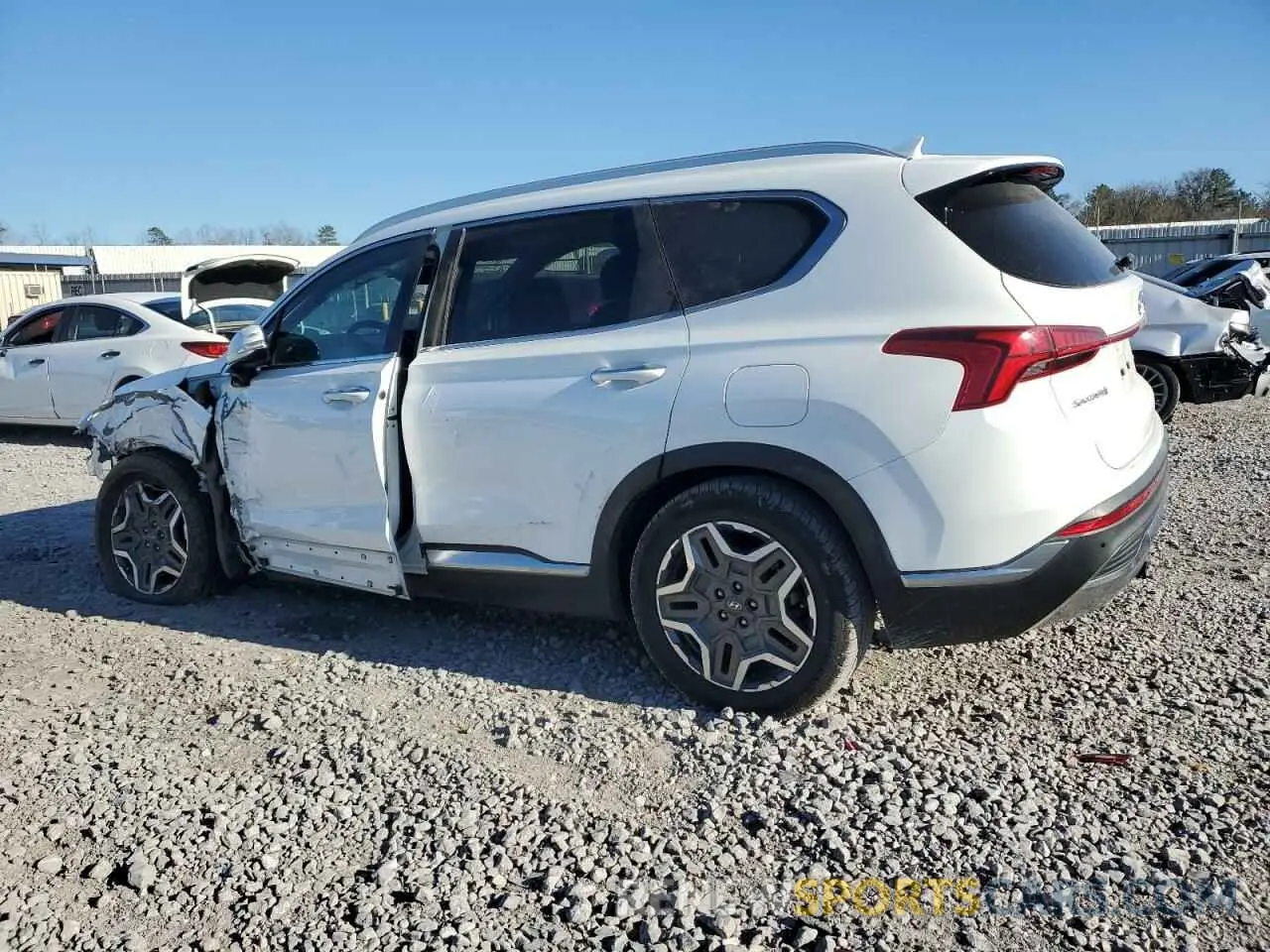 2 Photograph of a damaged car KM8S3DA1XNU028172 HYUNDAI SANTA FE 2022