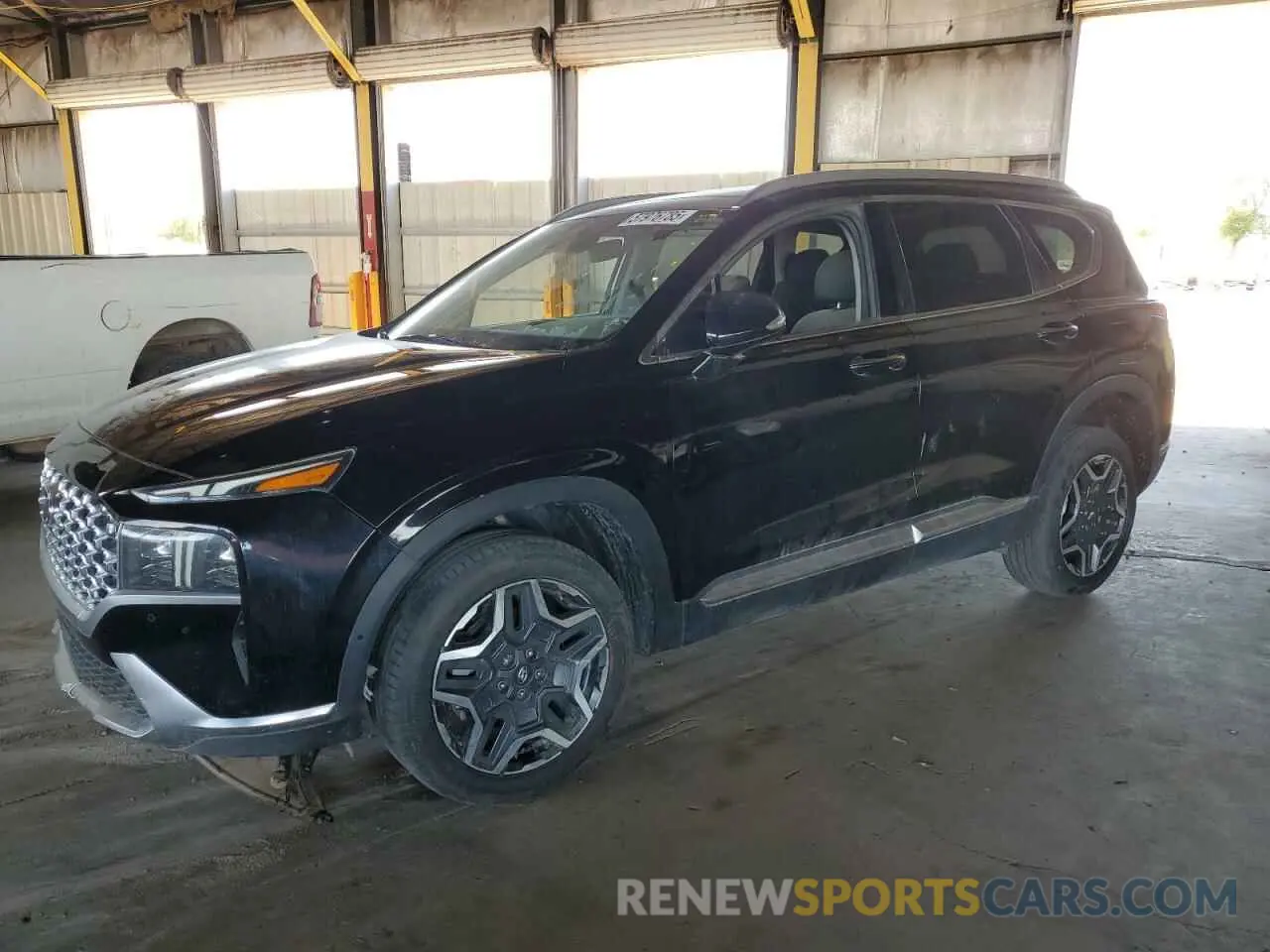 1 Photograph of a damaged car KM8S5DA12NU037569 HYUNDAI SANTA FE 2022