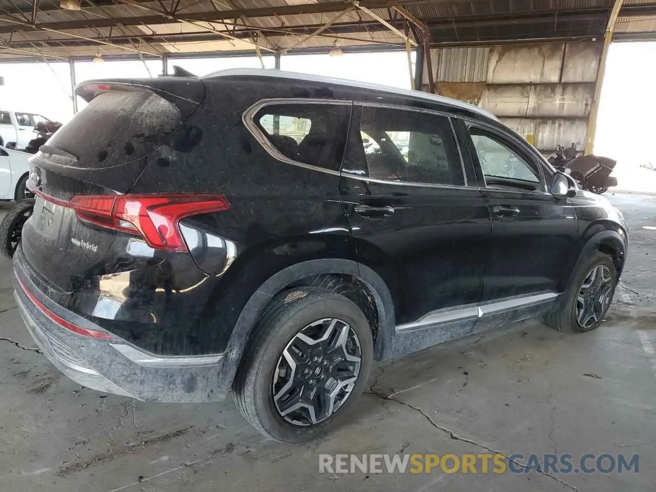 3 Photograph of a damaged car KM8S5DA12NU037569 HYUNDAI SANTA FE 2022